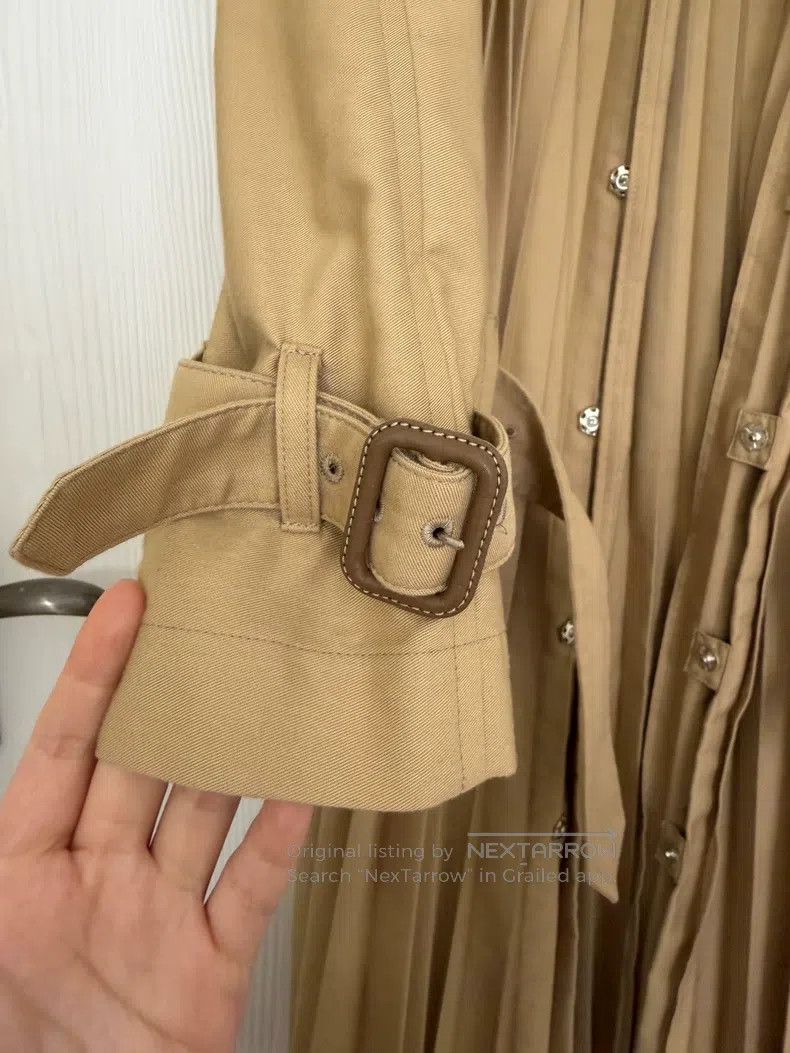 Junya Watanabe Junya Watanabe Pleated Trench Coat Size S / US 4 / IT 40 - 6 Thumbnail