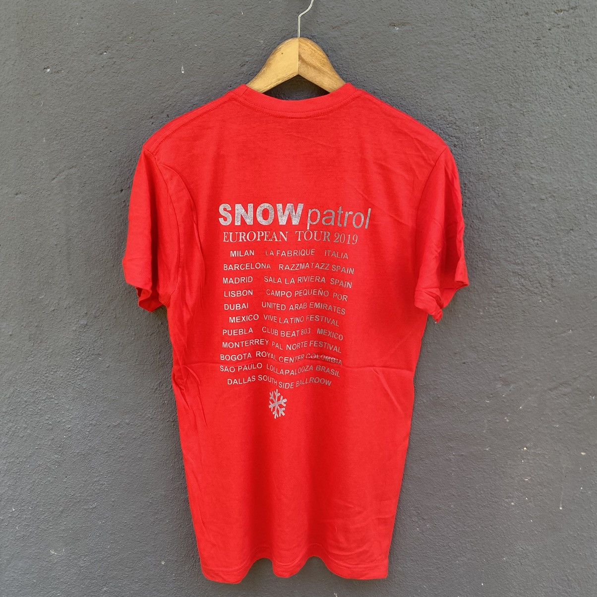 Band Tees Vintage Y2K Snow Patrol Band Europe Tour ERD GRUNGE TEE Size US M / EU 48-50 / 2 - 3 Thumbnail
