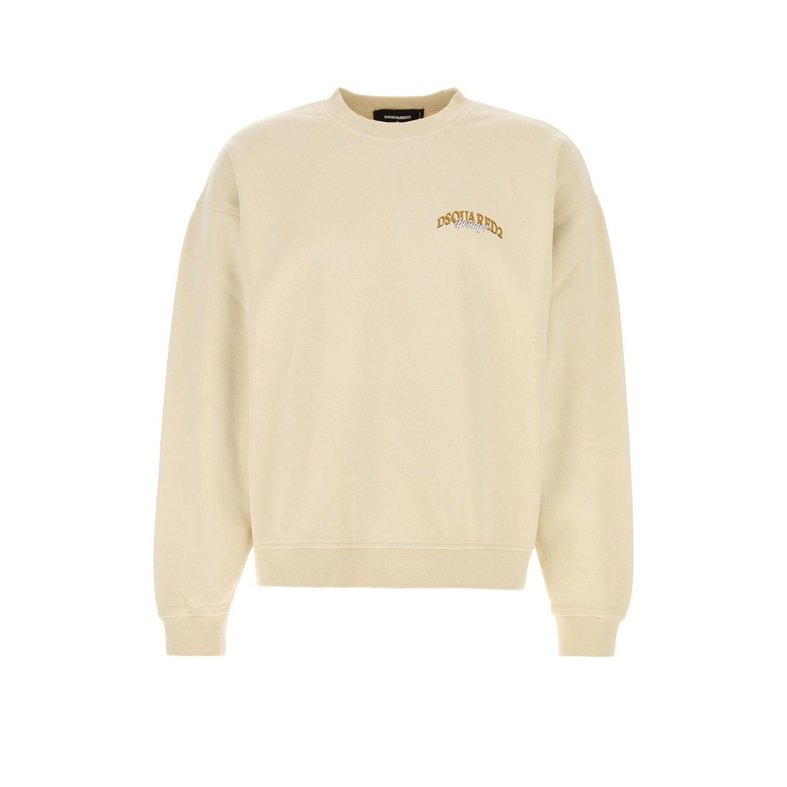 Dsquared2 DSQUARED2 Beige Cotton Sweatshirt New & Authentic (Men's siz Size US S / EU 44-46 / 1 - 1 Thumbnail