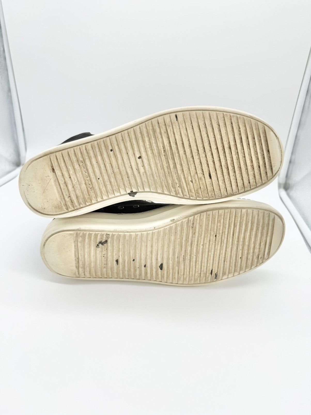 Rick Owens × Rick Owens Drkshdw Rick Owens DRKSHDW CARGO POCKET High Top Sneaks with Eyelets Size US 11 / EU 44 - 6 Thumbnail