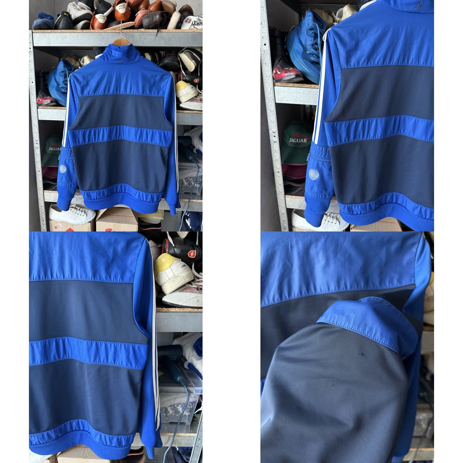 Adidas ARGENTINA 2010 2011 FOOTBALL SOCCER TRACK JACKET adidas P41084 Sz S MEN Size US S / EU 44-46 / 1 - 9 Thumbnail