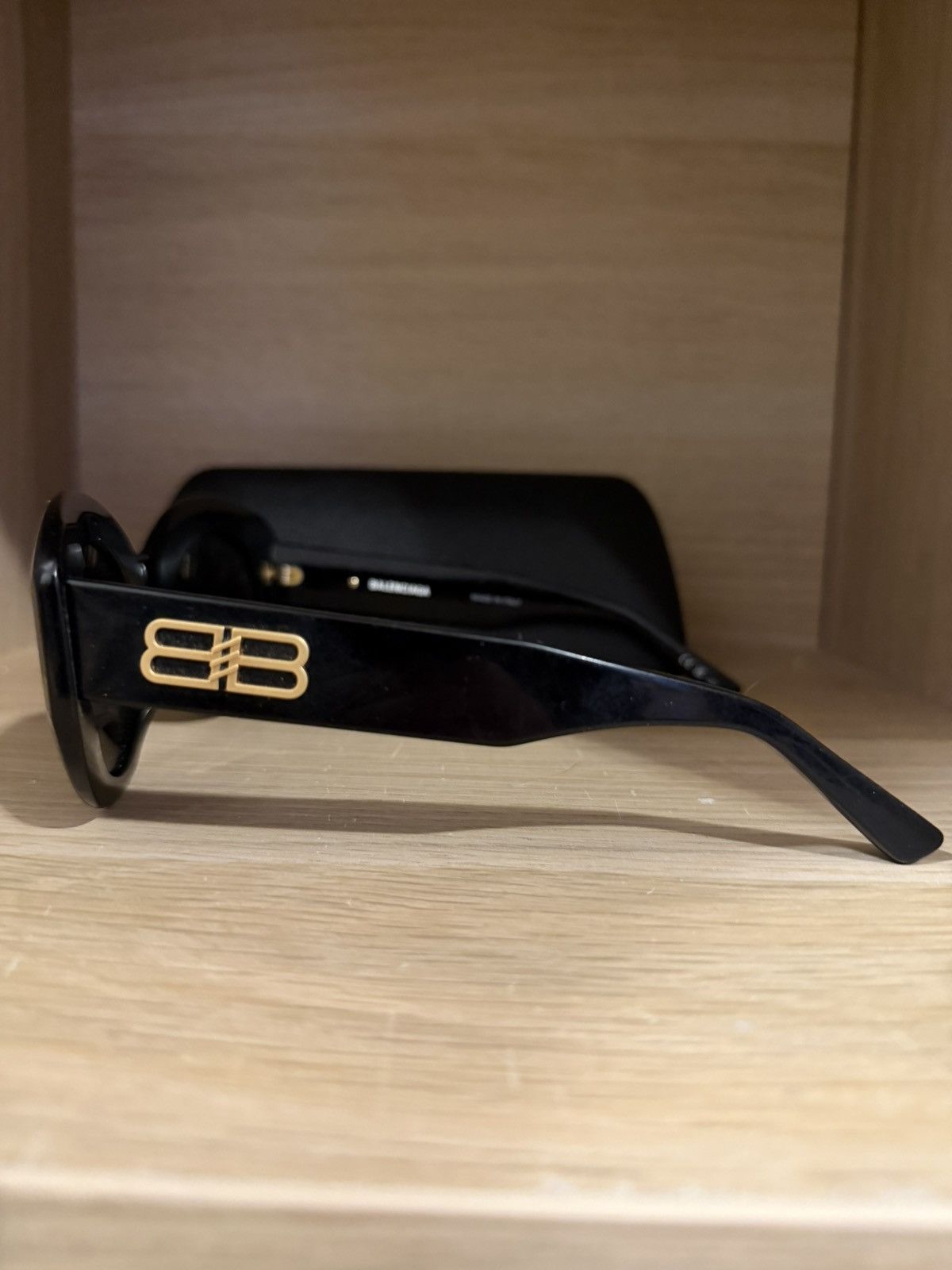Balenciaga Balenciaga BBO235S 001 Sunglasses Black Size ONE SIZE - 14 Thumbnail