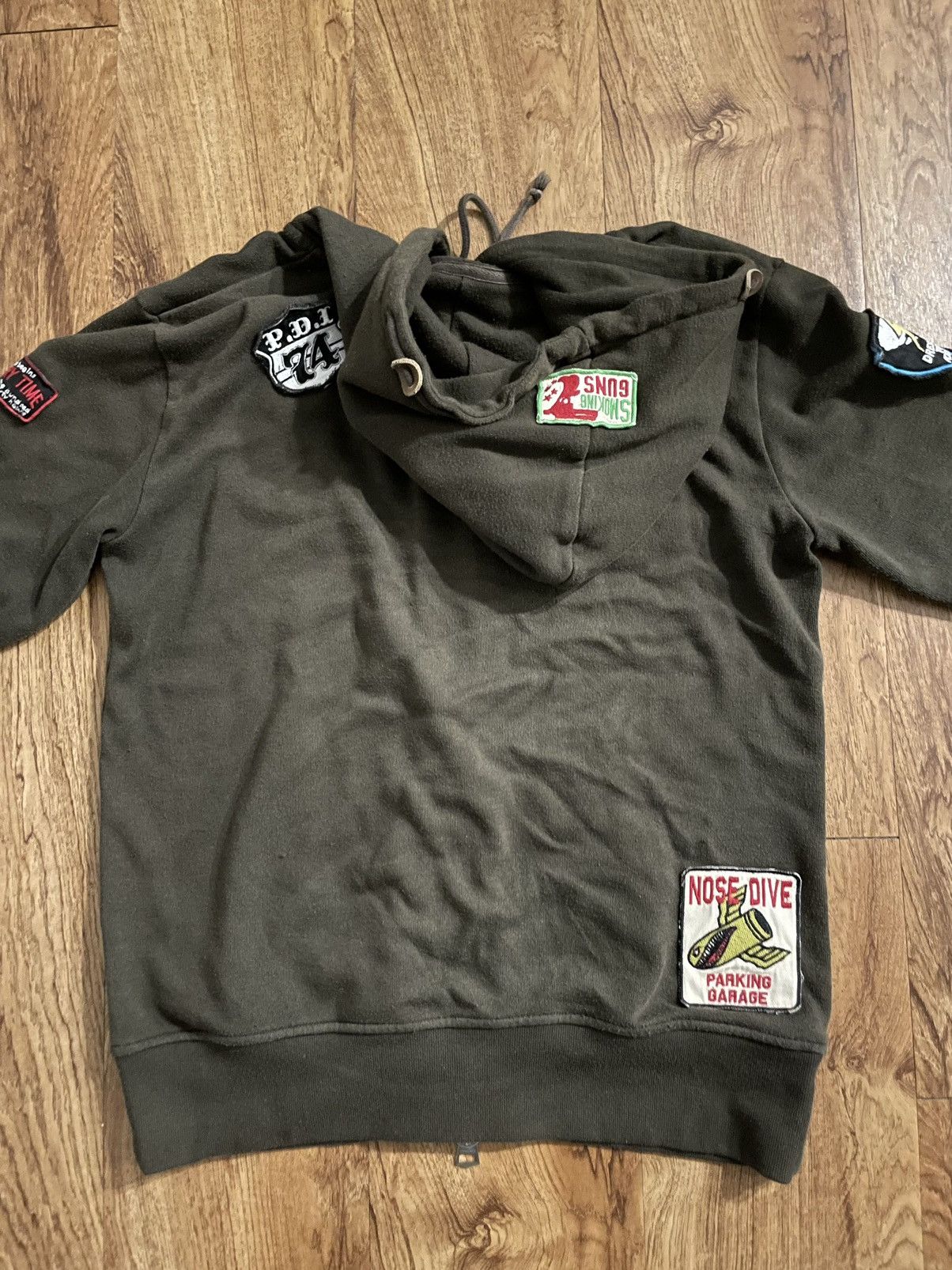 Japanese Brand PPFM Punk Patchwork Hoodie Size US L / EU 52-54 / 3 - 3 Thumbnail