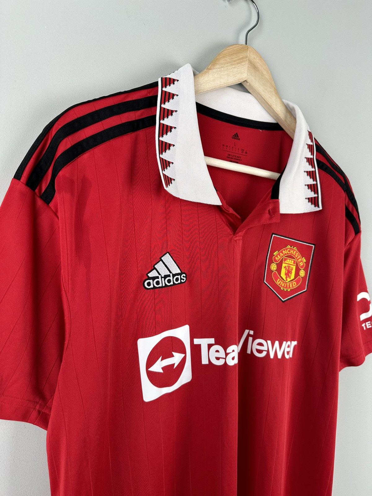 Adidas Manchester United Vintage Y2k Soccer Jersey Size US L / EU 52-54 / 3 - 2 Thumbnail