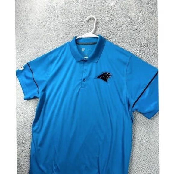 Nike Nike Polo Shirt Adult XL Dri-Fit Blue Athletic Mens Carolina Panthers Rugby Size US XL / EU 56 / 4 - 5 Thumbnail