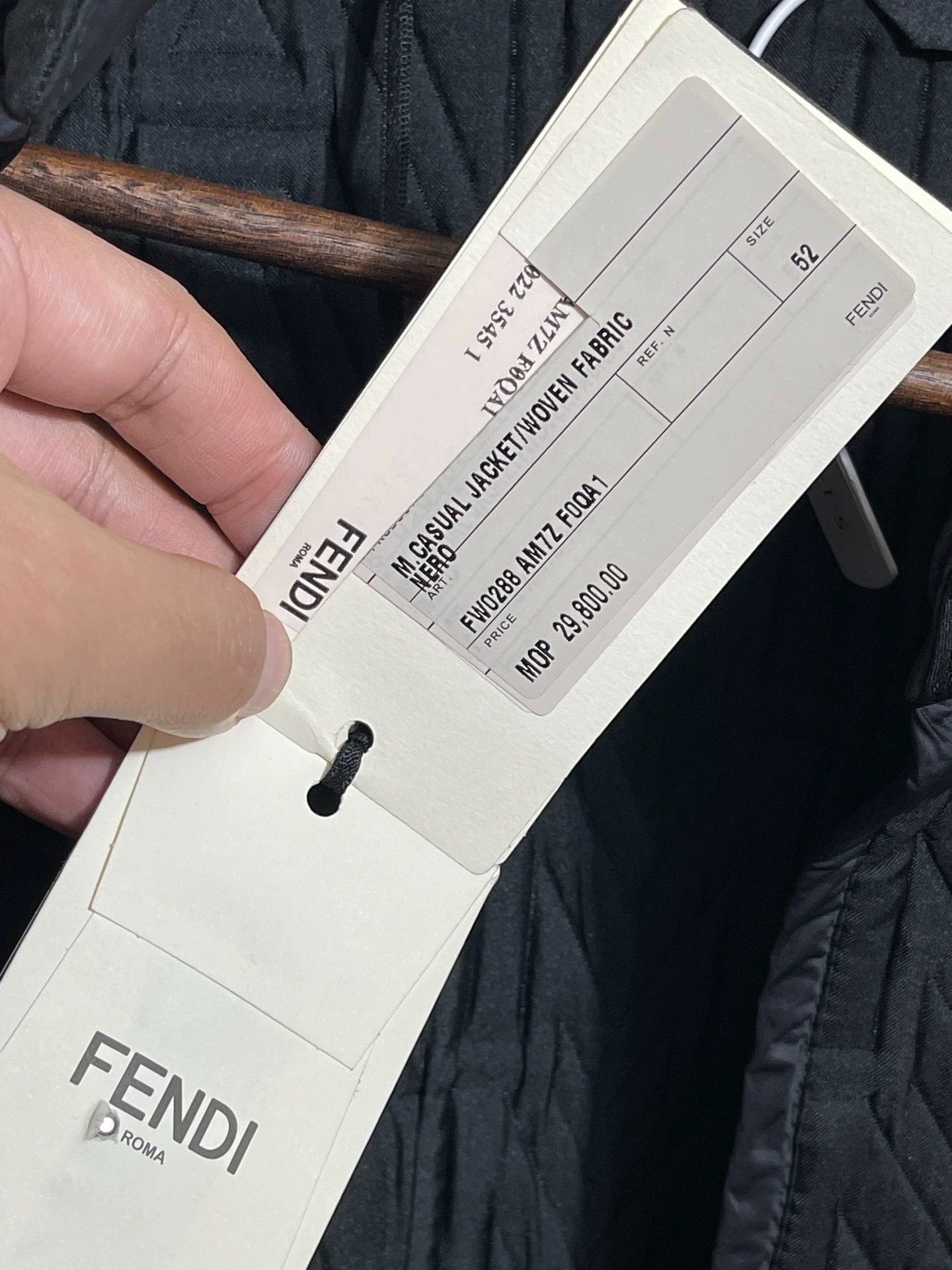 Fendi Fendi 3D Embossed Logo Oversize Jacket Size 52 Size US L / EU 52-54 / 3 - 8 Thumbnail
