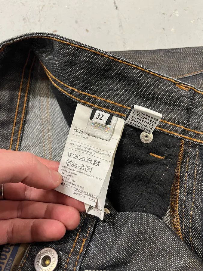 Dolce & Gabbana AW2008 Dolce & Gabbana Dark Grey Audacious Denim Jeans Size US 32 / EU 48 - 13 Thumbnail