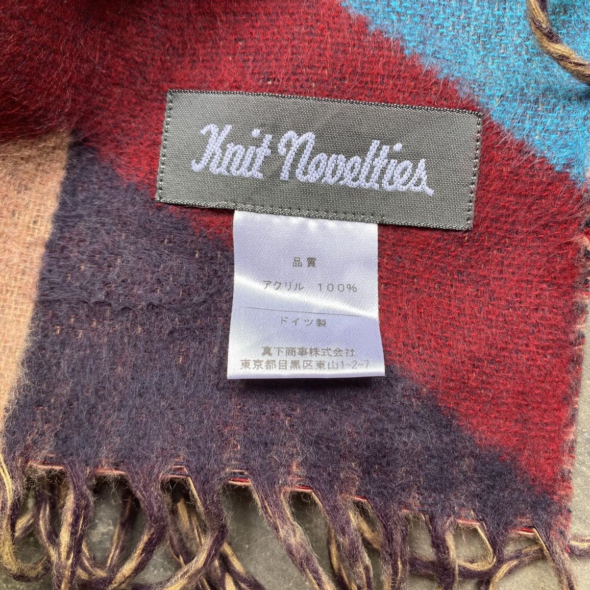 Designer Knit noueltier Colorful Chevron Wool Scarf Size ONE SIZE - 8 Thumbnail