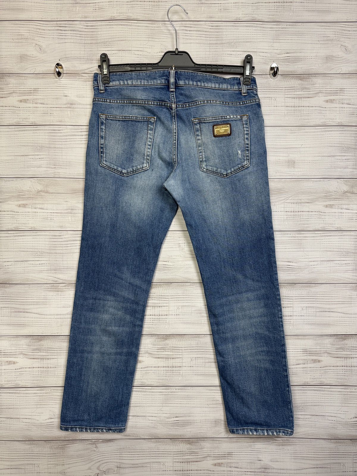 Dolce & Gabbana Crazy Vintage Dolce & Gabbana Jeans Metal Logo Size 34" / US 12 / IT 48 - 1 Thumbnail