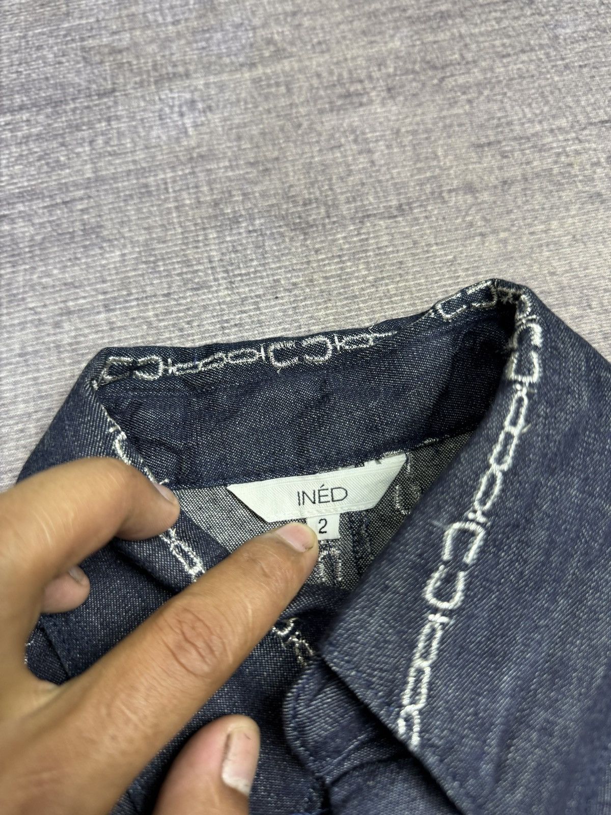 Yohji Yamamoto INED BY YOHJI YAMAMOTO SHIRT Size M / US 6-8 / IT 42-44 - 6 Thumbnail