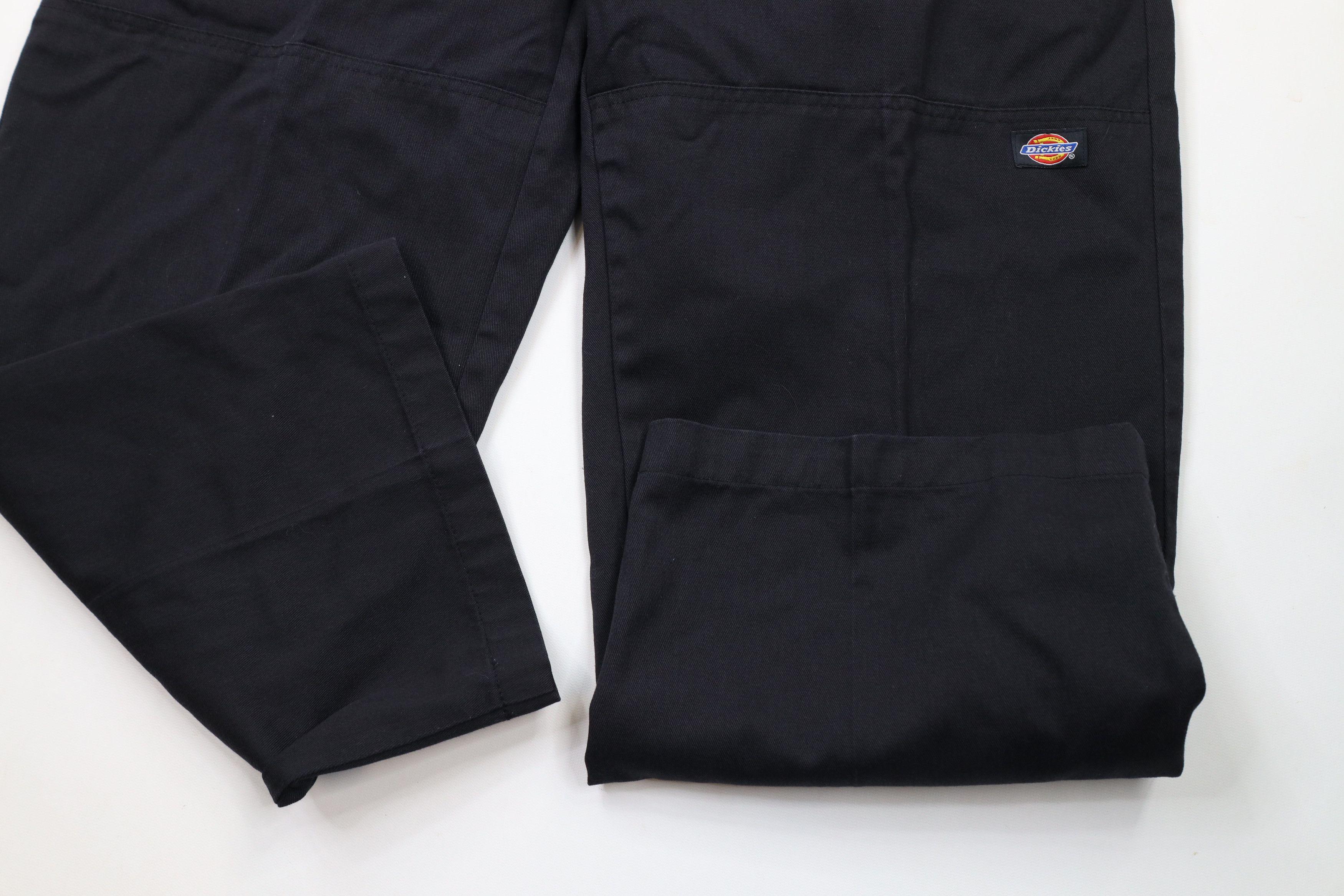 Dickies × Vintage Vintage 90s Dickies Double Knee Wide Leg Pants Black USA Size US 40 / EU 56 - 6 Thumbnail