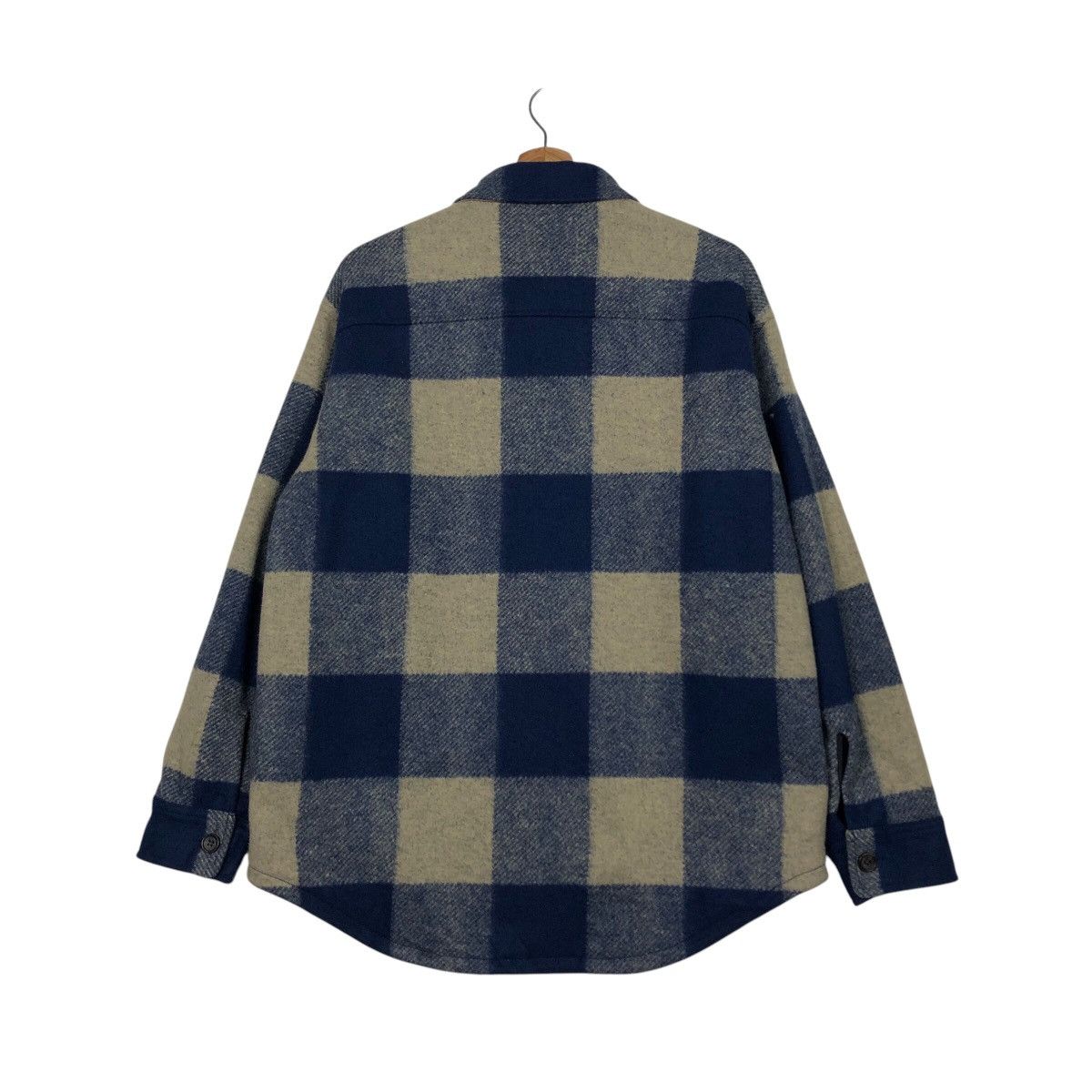 Japanese Brand Vintage Wool Chore Jacket Uniqlo Tartan Design Issey Miyake Size US M / EU 48-50 / 2 - 9 Thumbnail