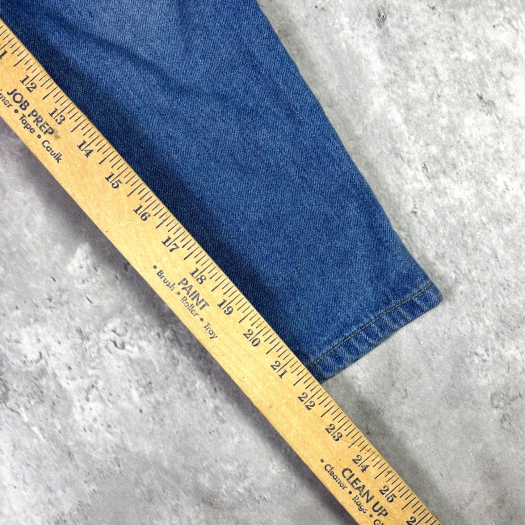 Mickey & Co. VINTAGE Mickey & Co. Disney Jeans High Waisted Embroidered Tapered Leg Blue 24P Womens Jeans (25 in Inseam) Size 42" / US 20 - 6 Thumbnail