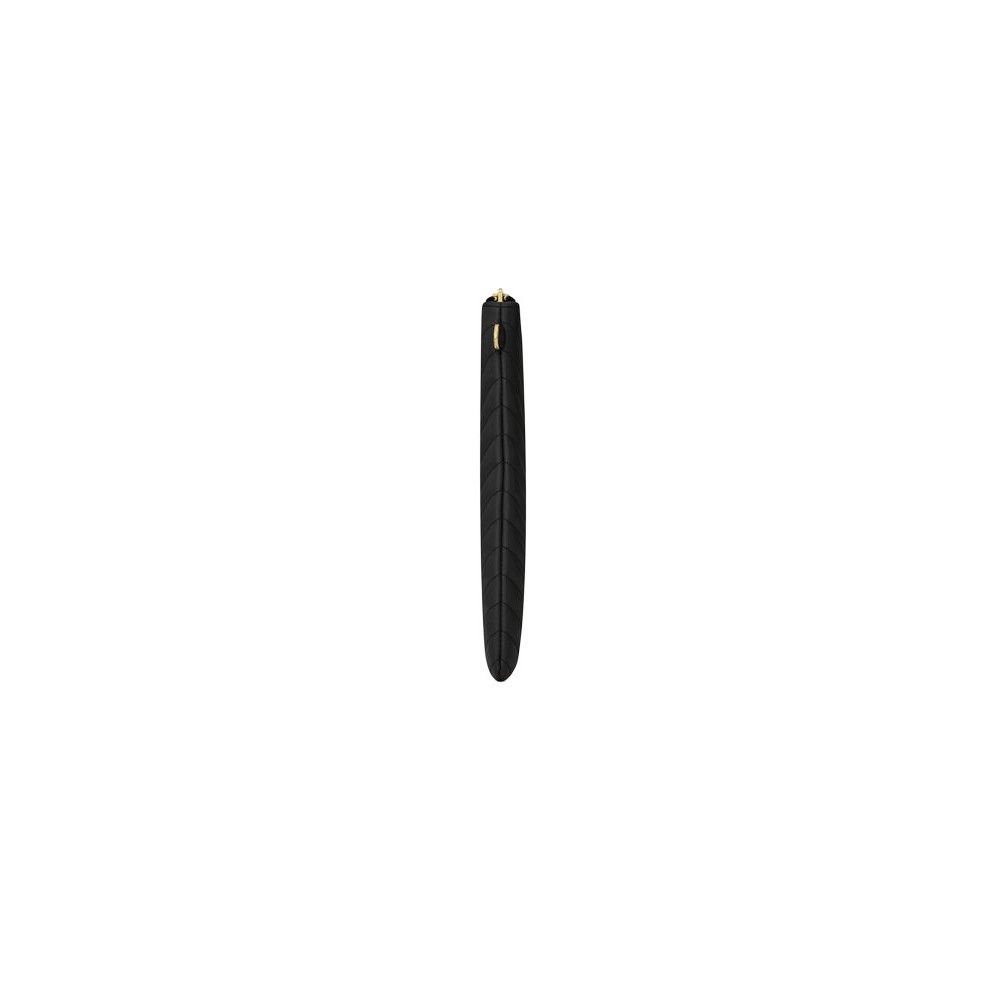 Saint Laurent Paris SAINT LAURENT Cassandre $950 Black Leather Document Holder B Size ONE SIZE - 3 Thumbnail