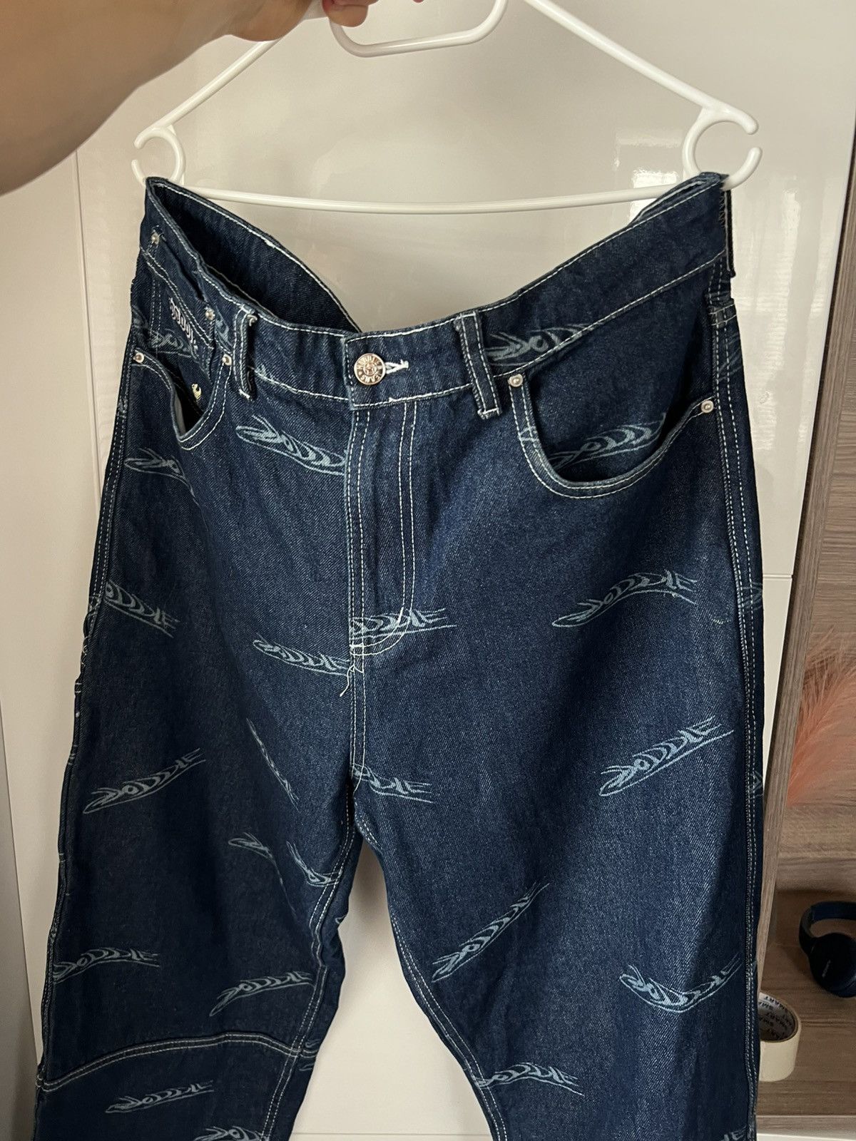 Hoddle Hoddle 12 Ounce Single Knee Carpenter Denim Ranger Jeans Size US 34 / EU 50 - 3 Thumbnail