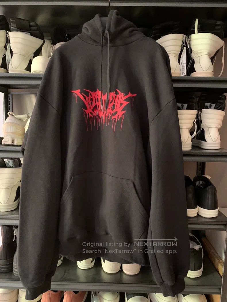 Vetements Blood Drop Character Vedic Thick Sweatshirt