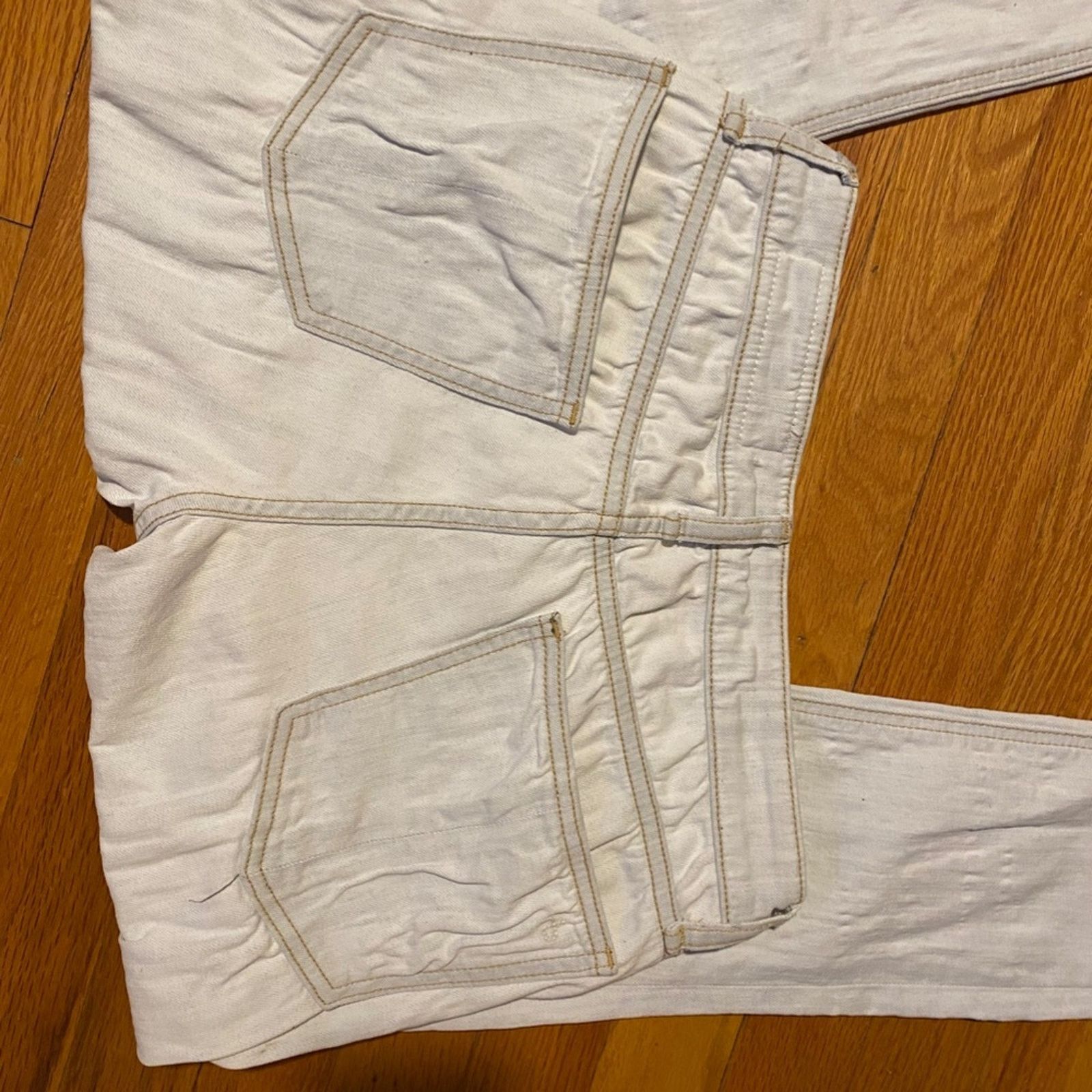 Rag & Bone Rag & Bone Cate Mid Rise Ankle Skinny Whitewash - 25 Size 25" / US 0 / IT 36 - 12 Thumbnail