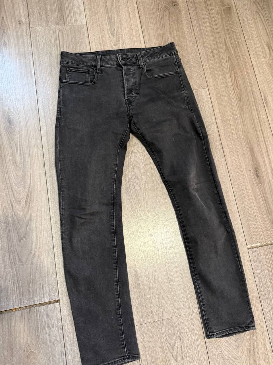 G-Star g-star raw mens 3301 slim denim jeans W29 L32 Black Size US 29 - 2 Thumbnail