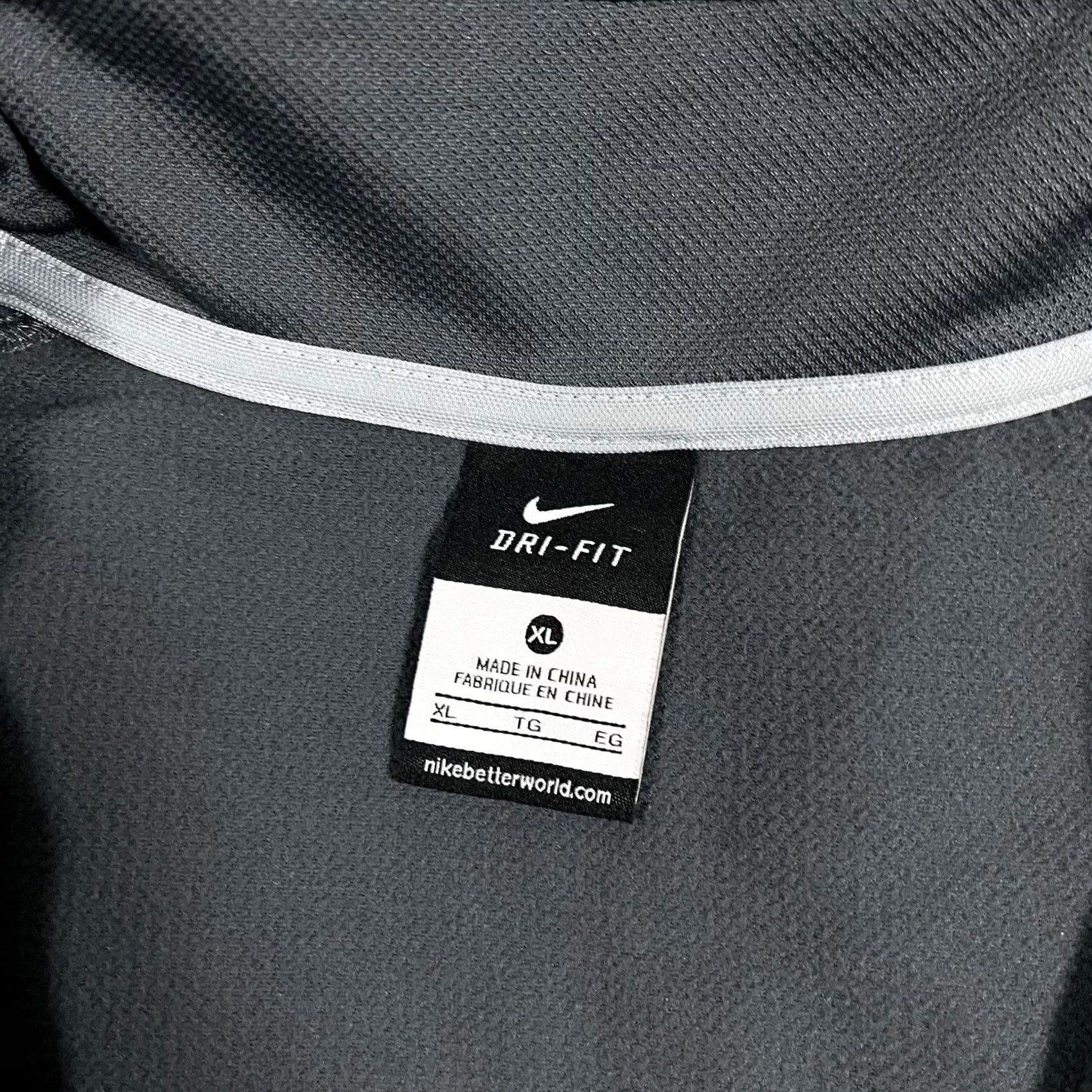 Nike Nike Jacket Mens XL Gray Lebron James Full Zip Track Basketball Dri-Fit Logo Size US XL / EU 56 / 4 - 3 Thumbnail