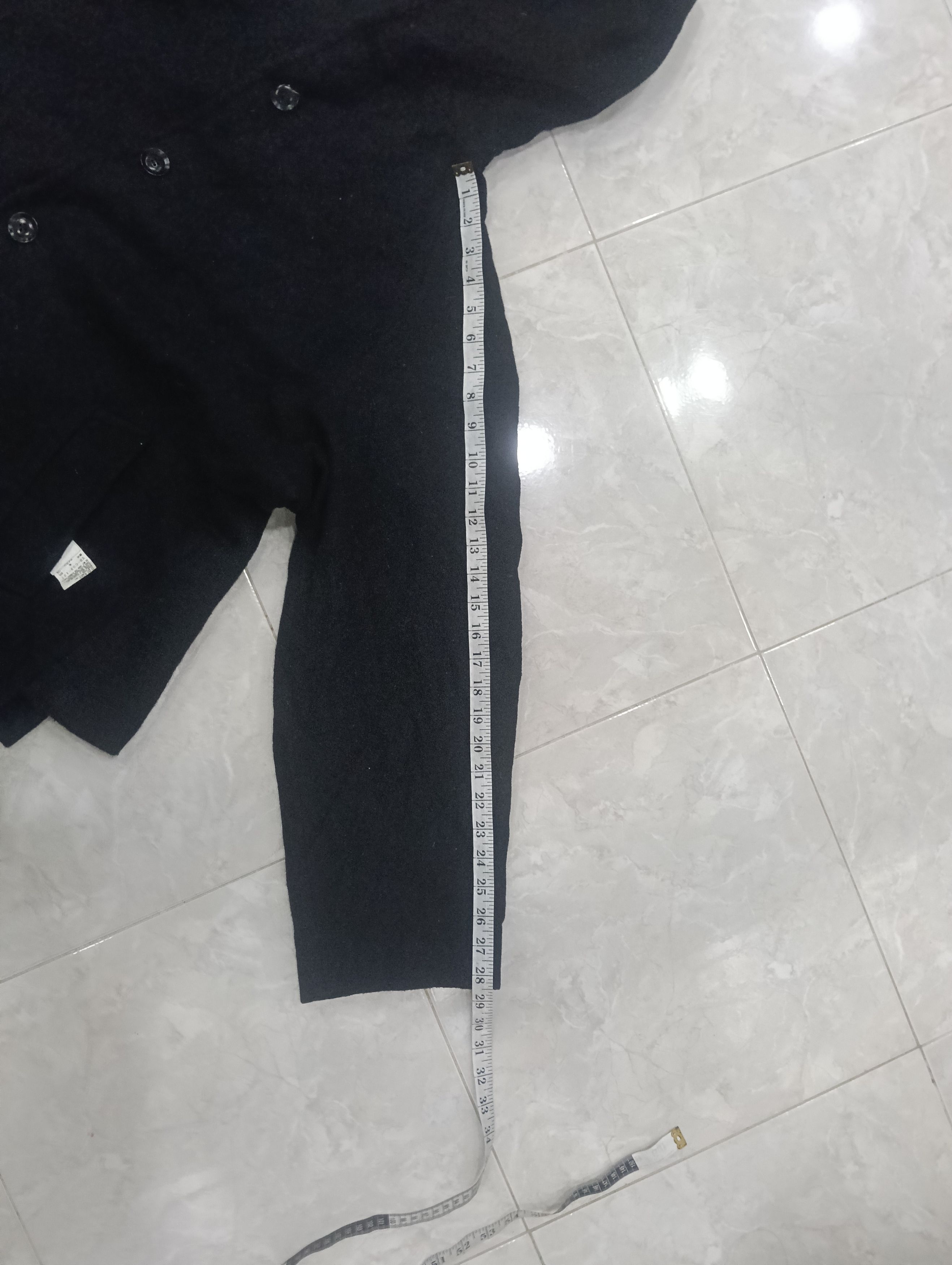 Yohji Yamamoto Y'S Cropped Wool Hooded Jacket Size US M / EU 48-50 / 2 - 19 Thumbnail