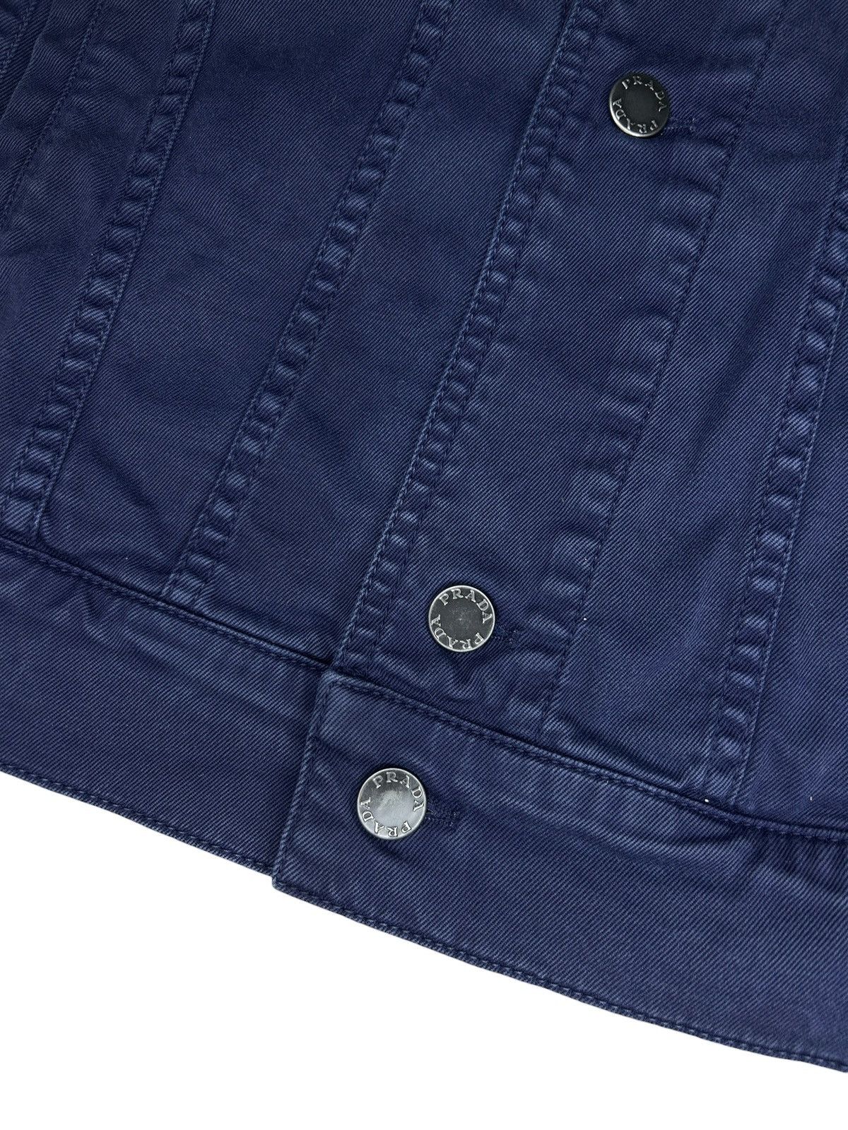 Prada 2014 Navy Trucker Jacket Size US S / EU 44-46 / 1 - 5 Thumbnail