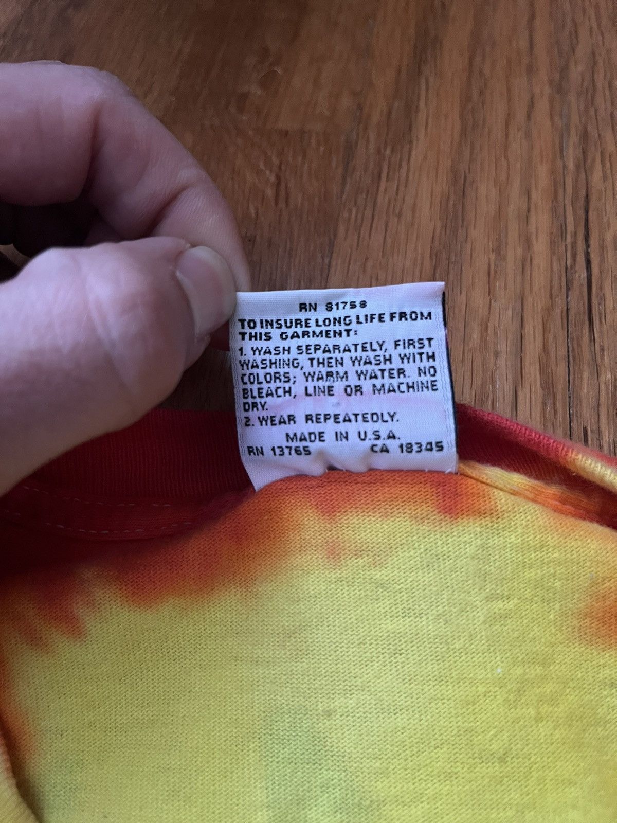 Grateful Dead × Liquid Blue × Vintage Vtg 1992 Grateful Dead Space Your Face Long Slv Tie Dye XL Size US XL / EU 56 / 4 - 6 Thumbnail