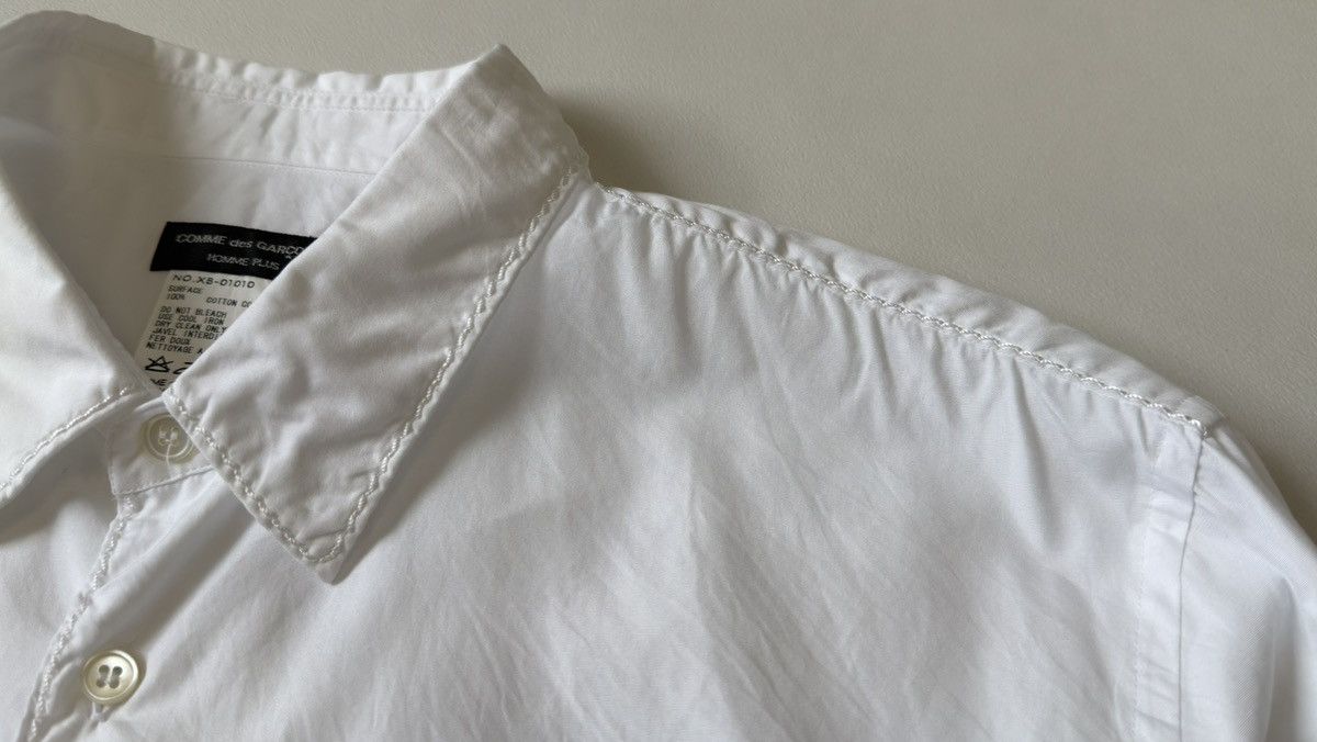 Comme des Garcons S/S 2000 White Crinkle Cotton Shirt Size US M / EU 48-50 / 2 - 8 Thumbnail