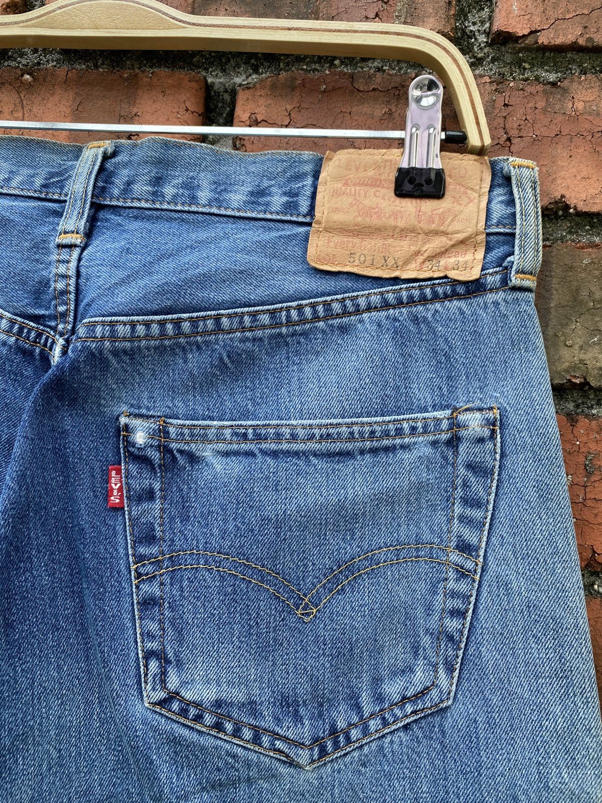 Levi's Vintage Clothing W33x30 Vintage levi's 501xx redline made in USA Size US 33 - 3 Thumbnail