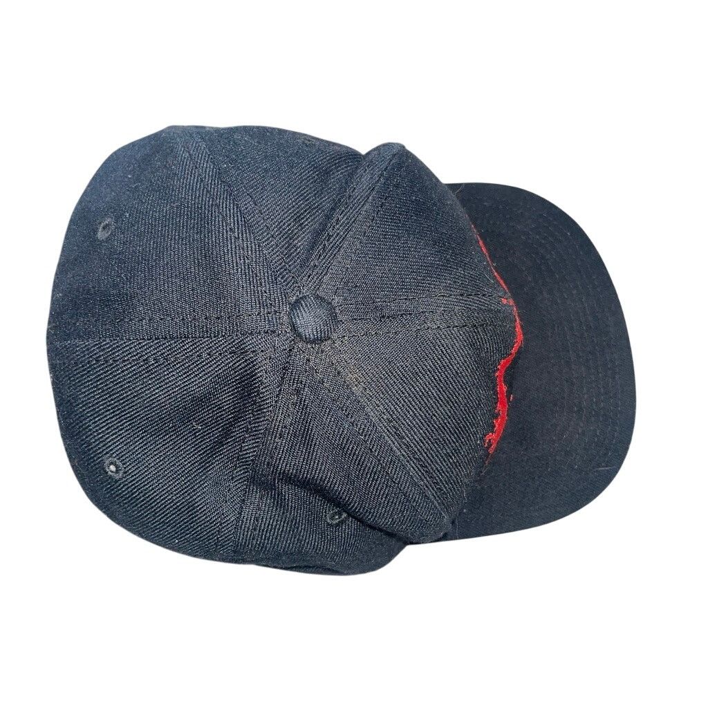 Marvel Comics Marvel Deadpool Black Snapback Hat with Embroidered Logo Size ONE SIZE - 3 Thumbnail