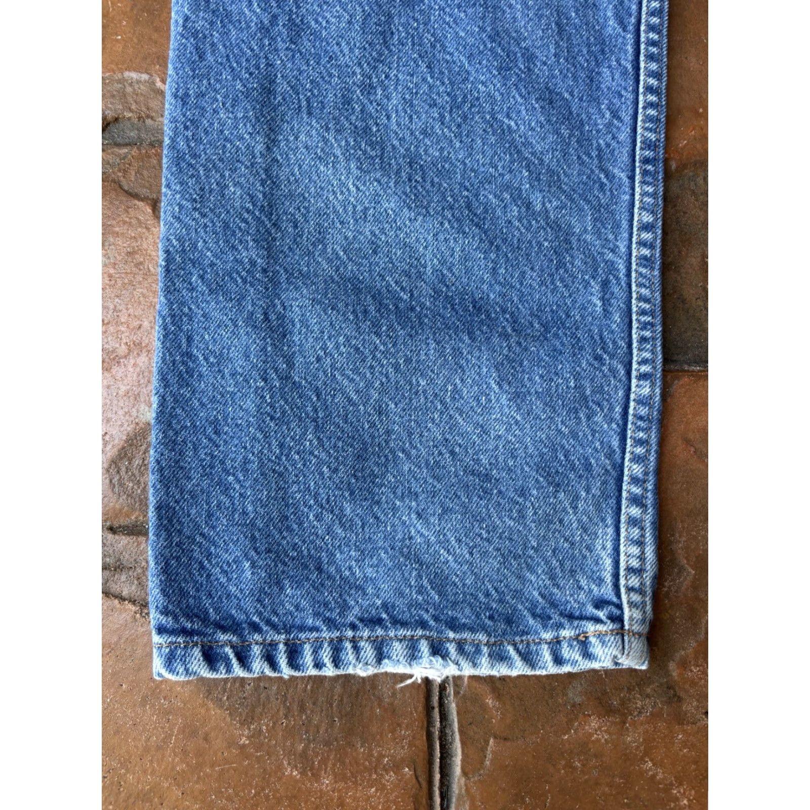 Levi's VINTAGE Levi’s 505 Orange Tab Denim Jeans 36x32 Light Wash Regular Fit Men's Jeans Size US 36 / EU 52 - 5 Thumbnail