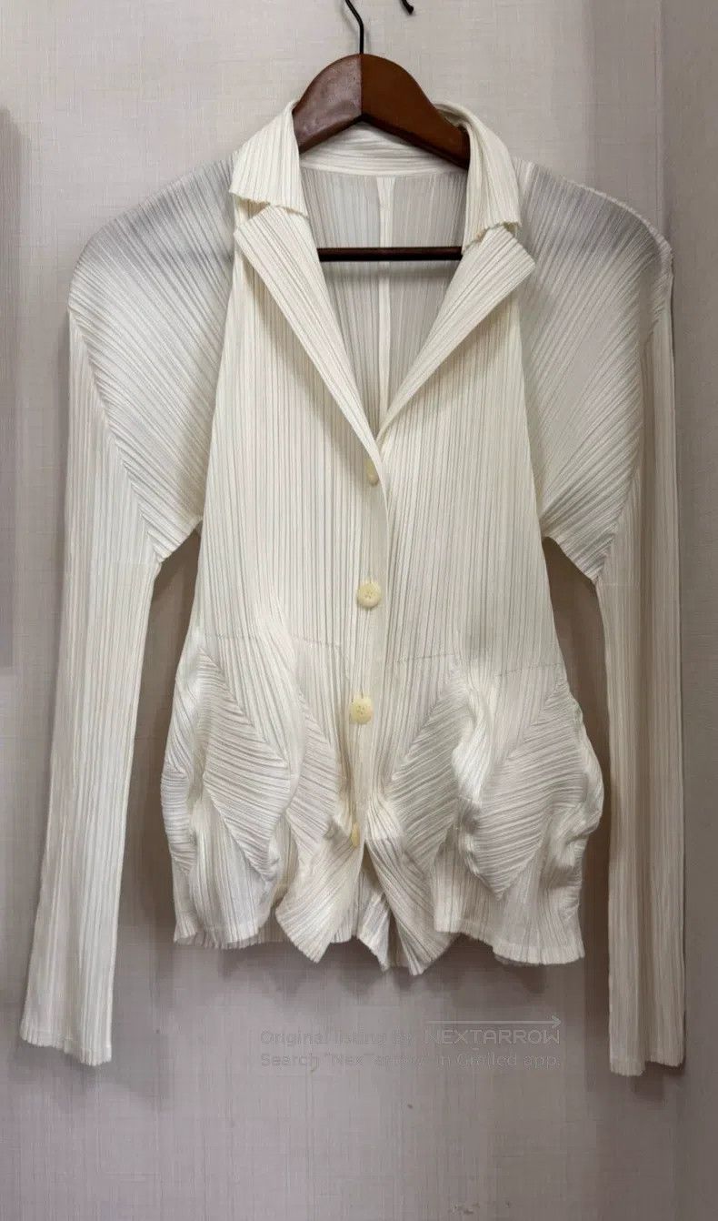 Issey Miyake Issey Miyake Vintage Bud Shirt Size XL / US 12-14 / IT 48-50 - 5 Thumbnail