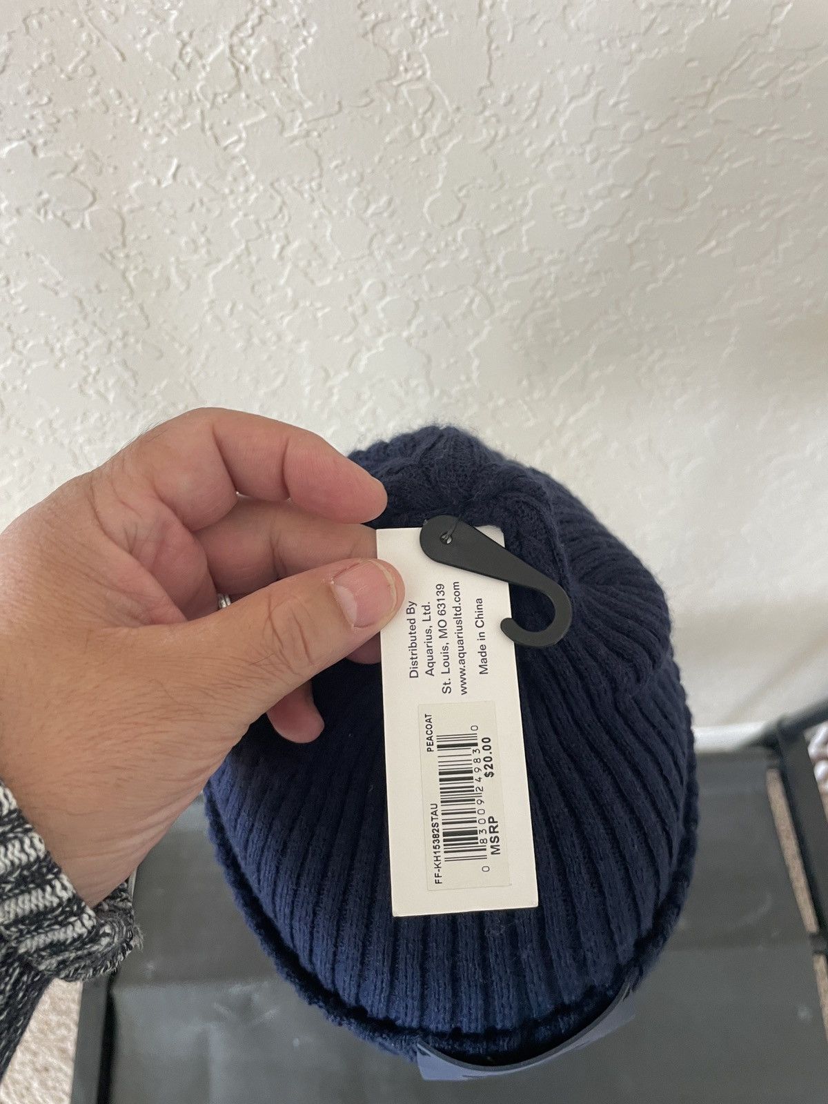 Fila Peacoat Ribbed Beanie Nwt 20.00 Size ONE SIZE - 4 Thumbnail