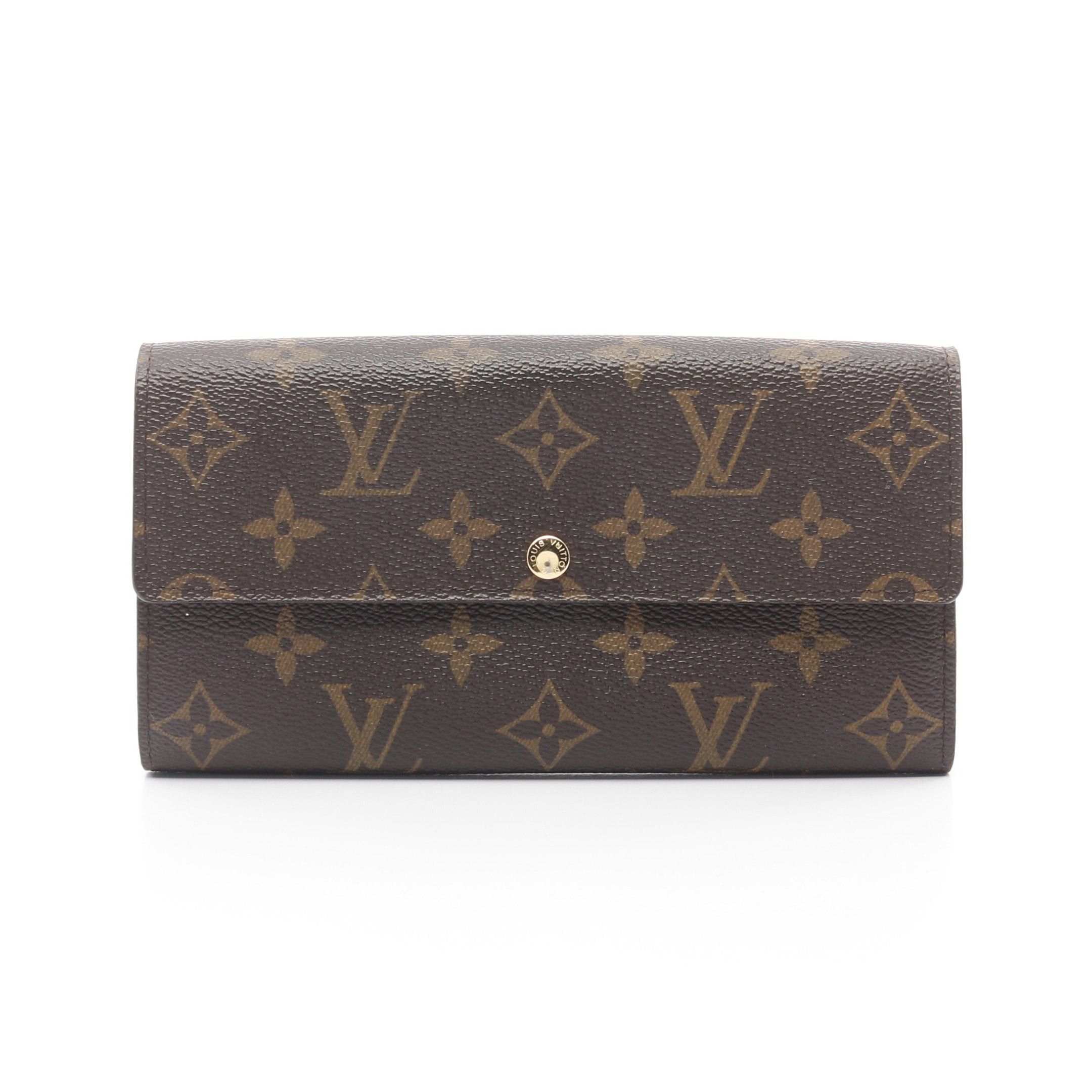 Louis Vuitton Louis Vuitton Portefeuil Sara Monogram Fleuri Rose Bi-Fold Long Wallet Brown Size ONE SIZE - 1 Thumbnail