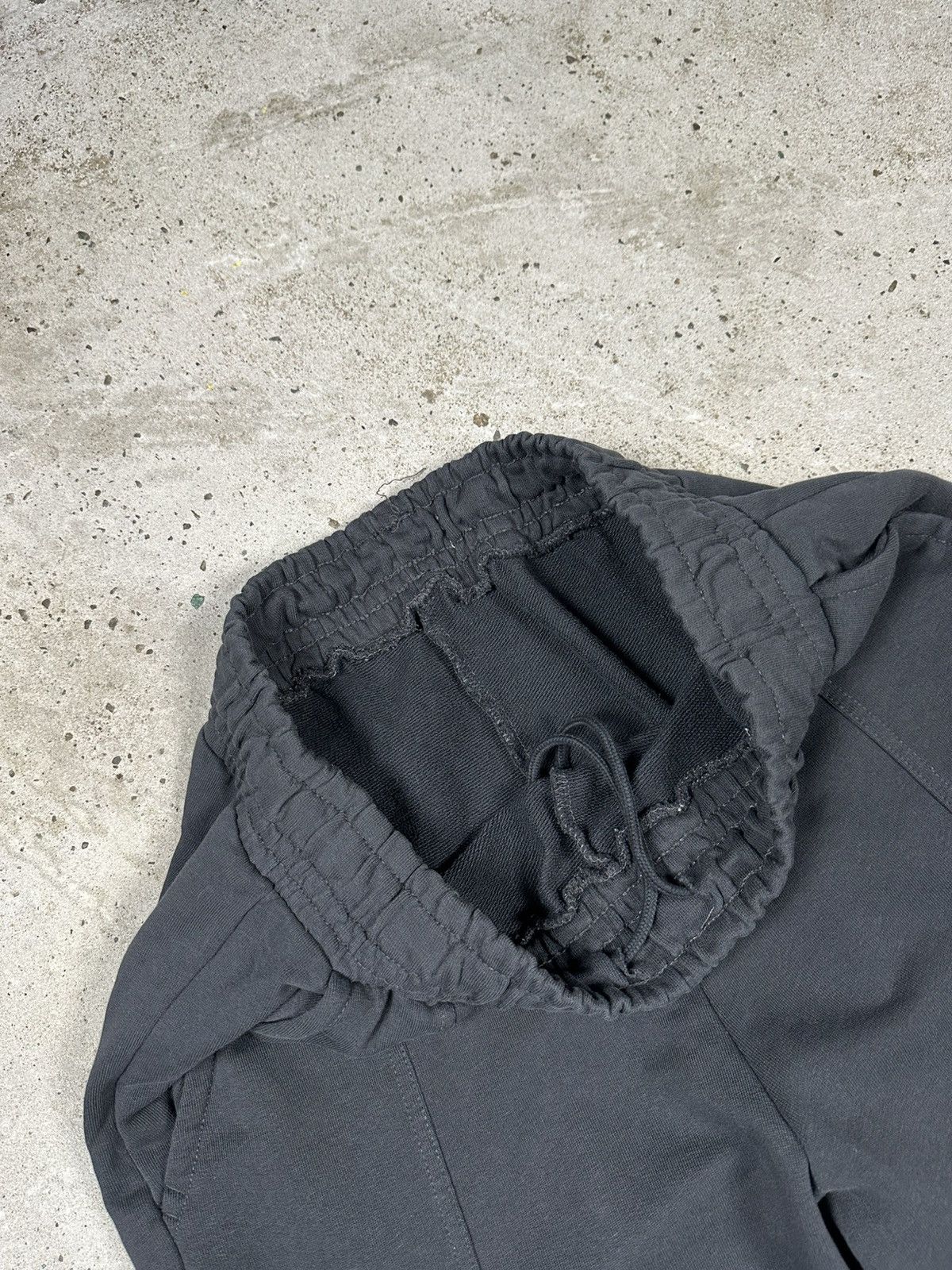 Japanese Brand Vintage Y2K ULTRA BAGGY Cargo Grey Sweatpants Flare Size US 32 / EU 48 - 8 Thumbnail