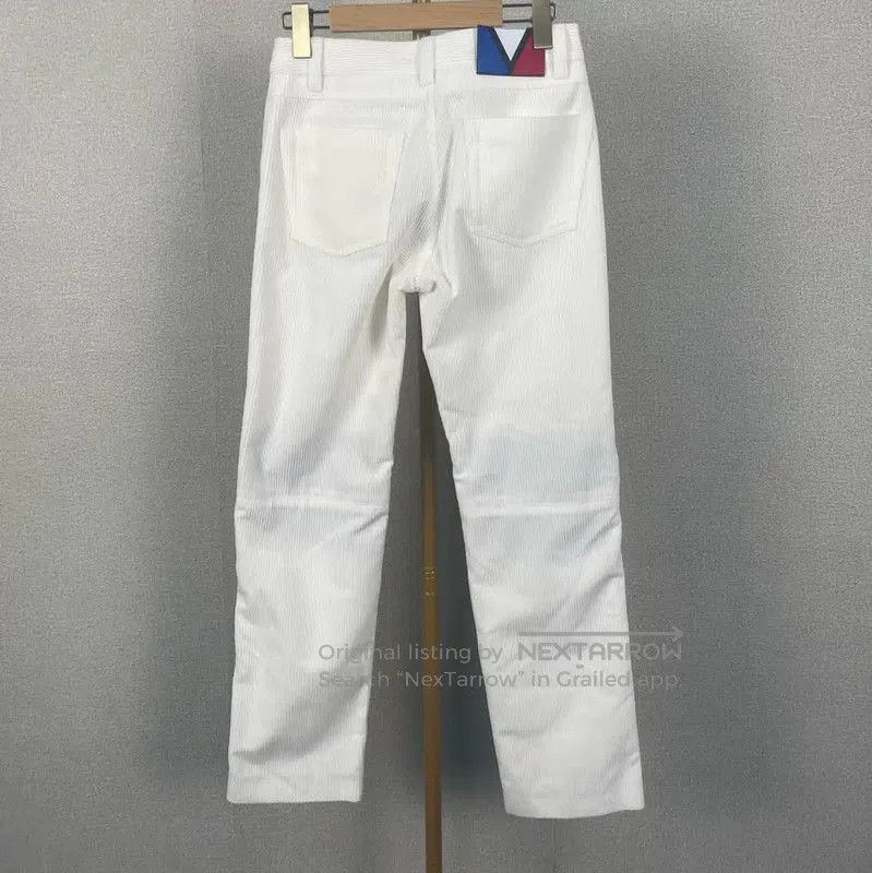 Louis Vuitton Louis Vuitton Women's White Casual Pants . Size 22" - 2 Thumbnail