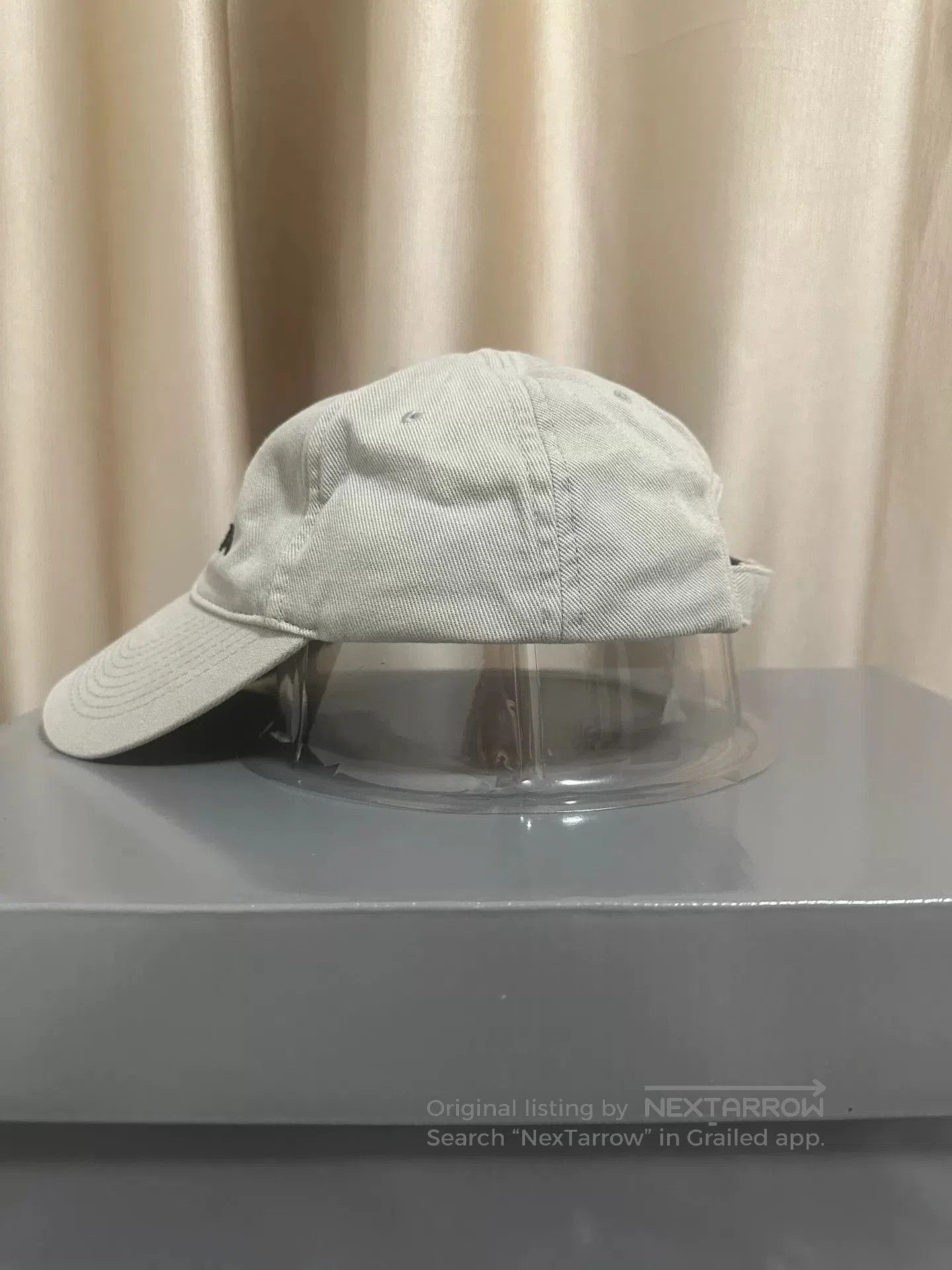 Balenciaga balenciaga embroidered logo baseball cap gray. Size ONE SIZE - 4 Thumbnail