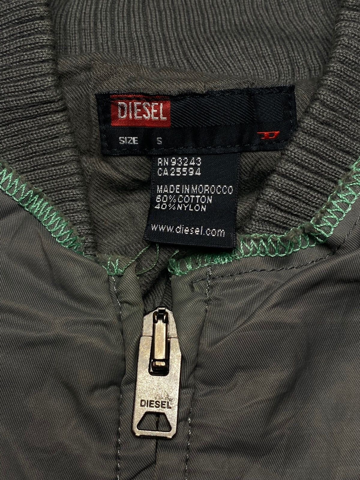 Diesel 2000s Diesel - Window Pocket Bomber Jacket Size US M / EU 48-50 / 2 - 6 Thumbnail