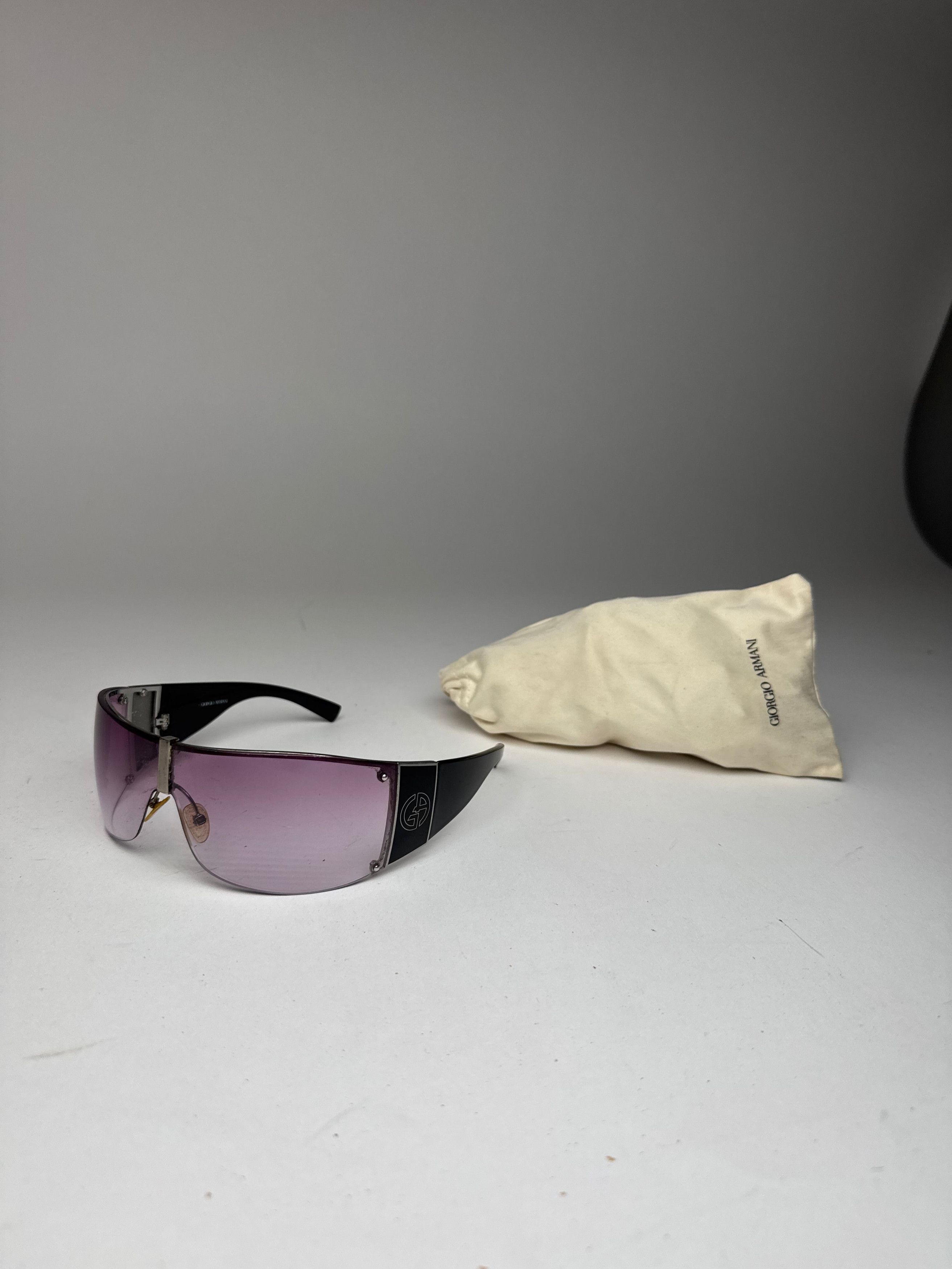 Giorgio Armani Vintage Armani Sunglasses Purple Size ONE SIZE - 1 Thumbnail