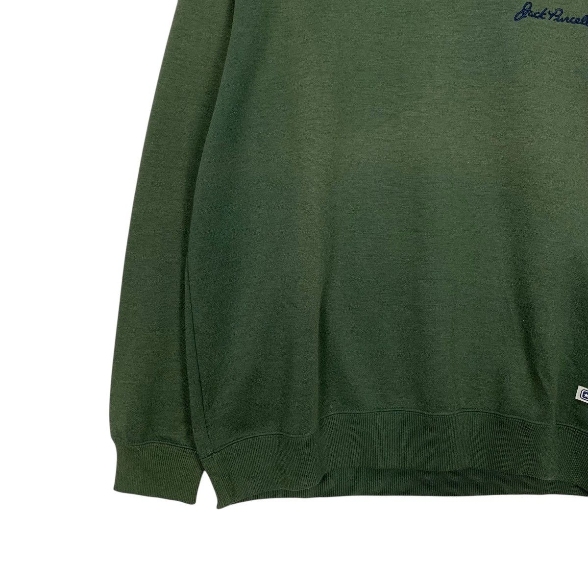 Converse Vintage Converse Jack Purcell Plain Sweatshirt Size US L / EU 52-54 / 3 - 3 Thumbnail