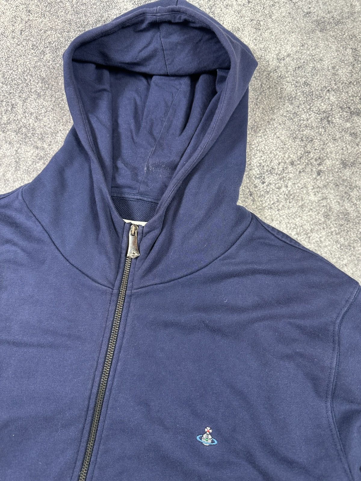 Vivienne Westwood Vivienne Westwood Logo Zip Up Hoodie Streetwear Style Opium Size US L / EU 52-54 / 3 - 4 Thumbnail