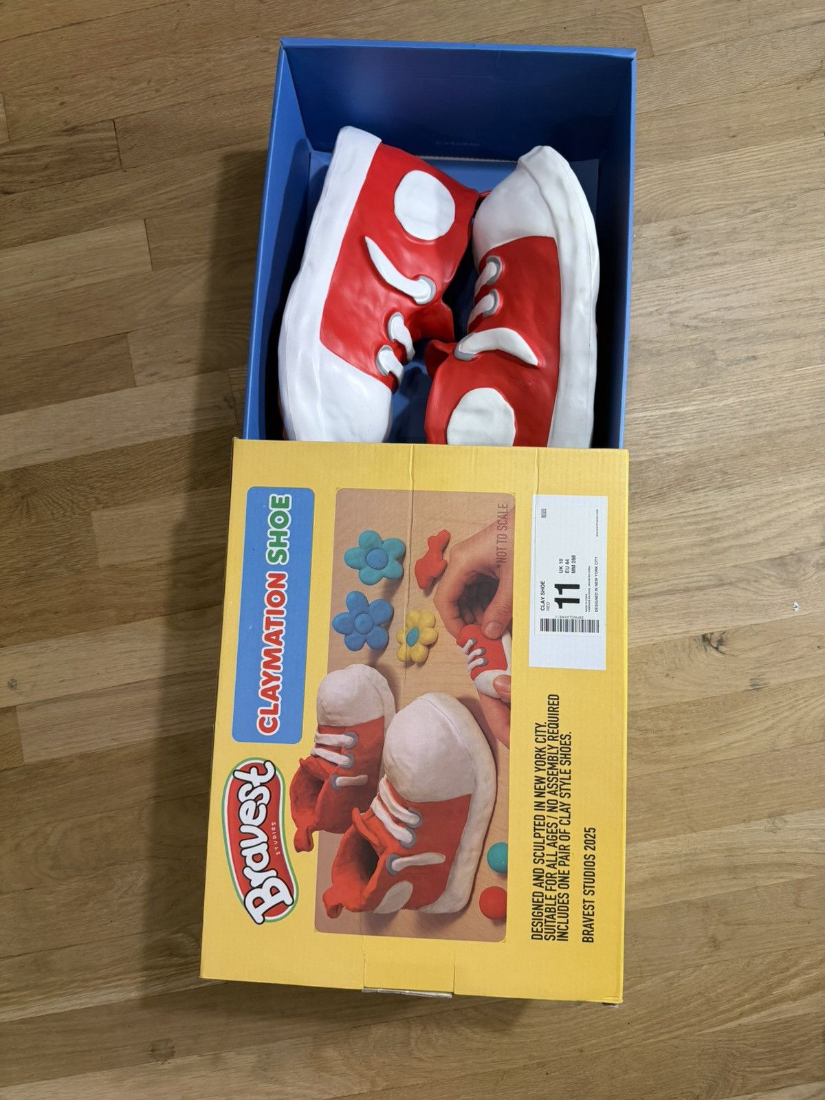 Bravest Studios Bravest Studios Claymation shoes (red) Size US 11 / EU 44 - 3 Thumbnail