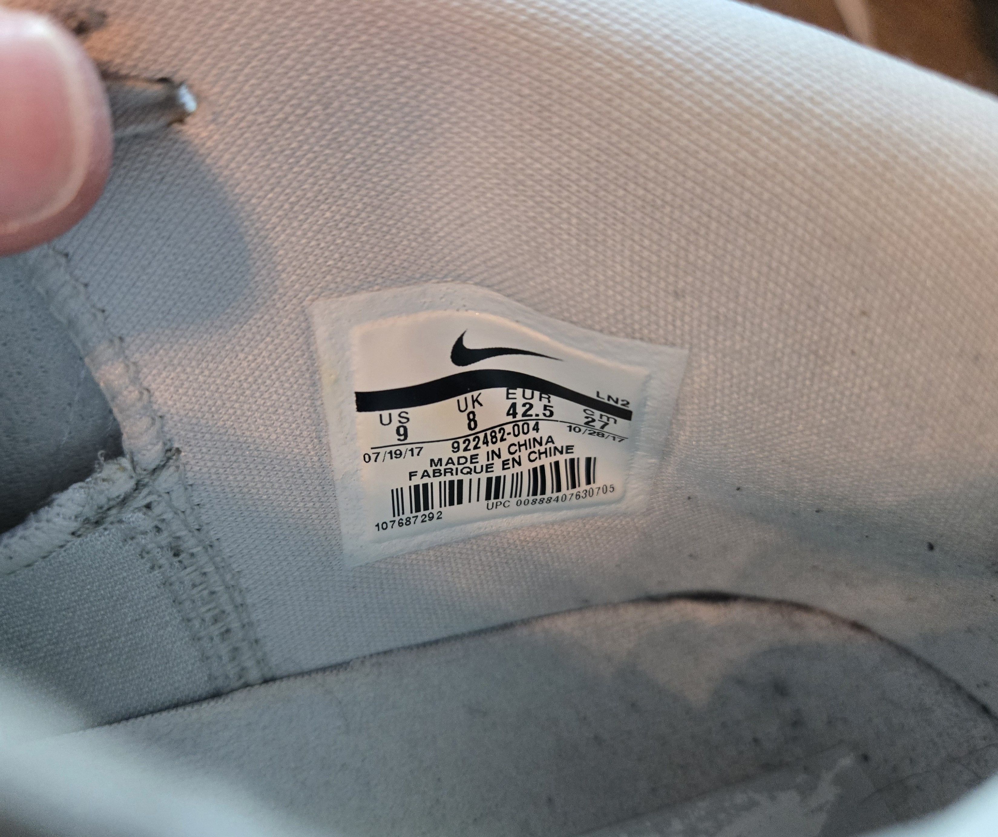 Nike Nike Kobe A.D. Mid - Pure Platinum Size US 9 / EU 42 - 5 Thumbnail