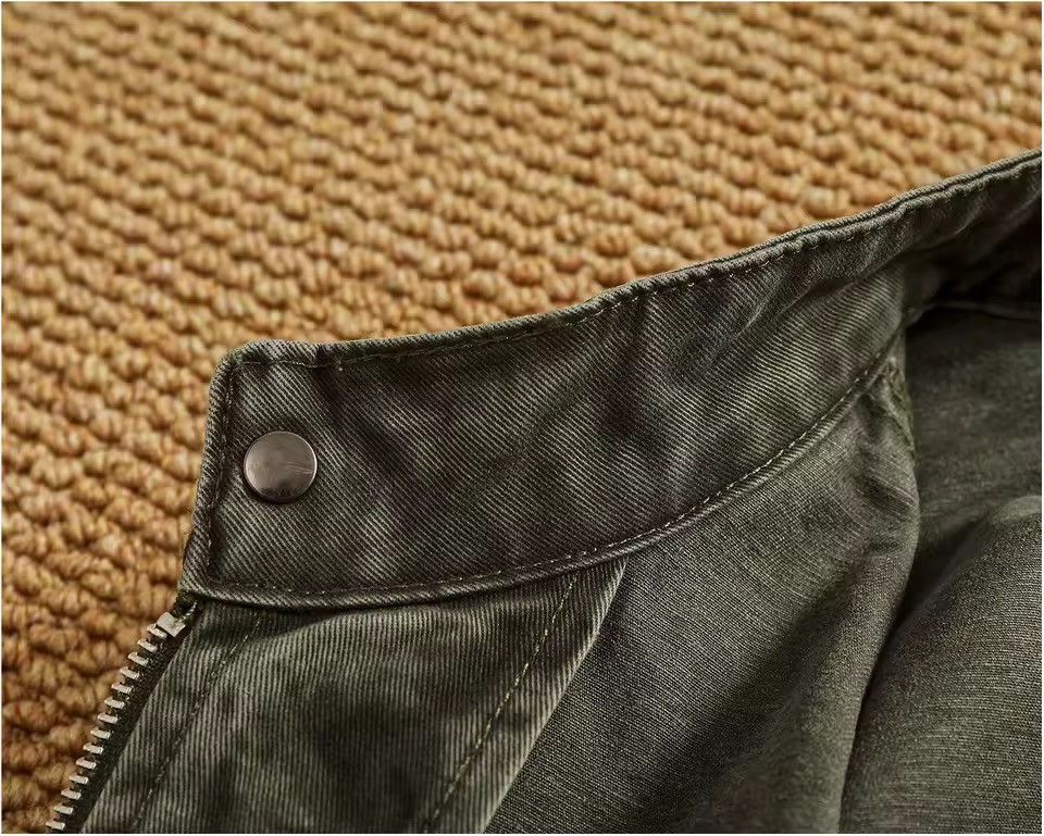 Other Khaki Streetwear Retro Vintage Style Work Washed Jacket Size US L / EU 52-54 / 3 - 7 Thumbnail