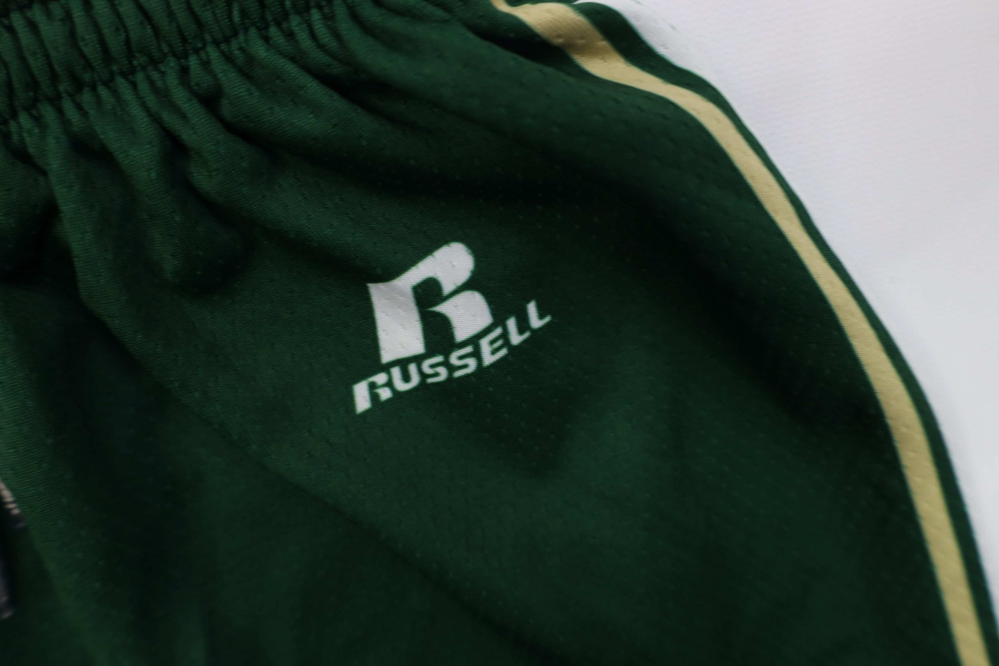 Russell Athletic Vintage 90s Y2K Russell Athletic Basketball Shorts Green Size US 30 / EU 46 - 5 Thumbnail