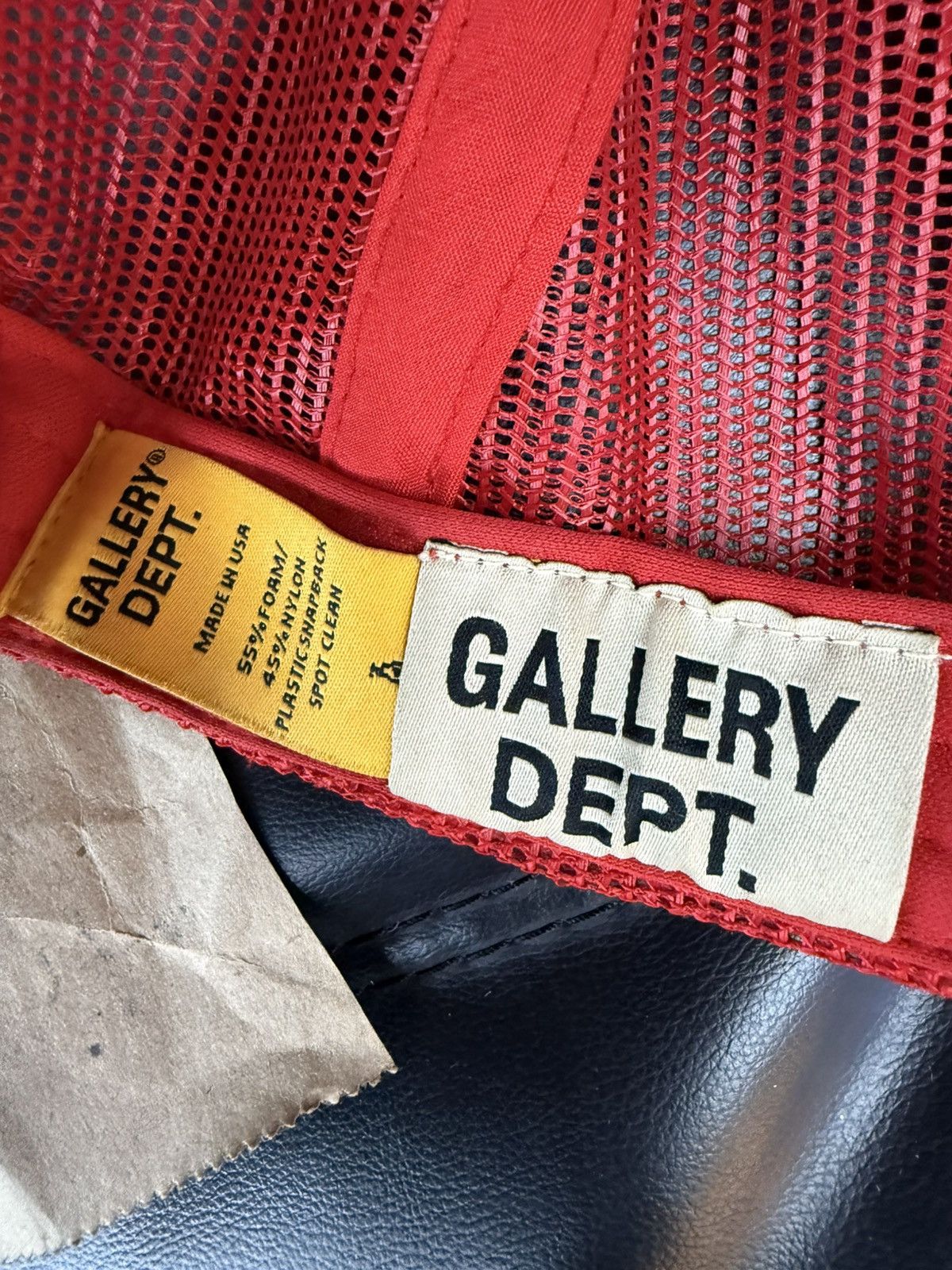 Gallery Dept. Gallery Dept. souvenir trucker cap red Size ONE SIZE - 4 Thumbnail