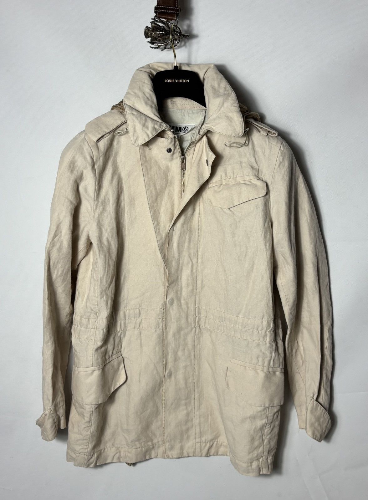 Maison Margiela Vintage Maison Margiela Ramie Military jacket Size US S / EU 44-46 / 1 - 2 Thumbnail
