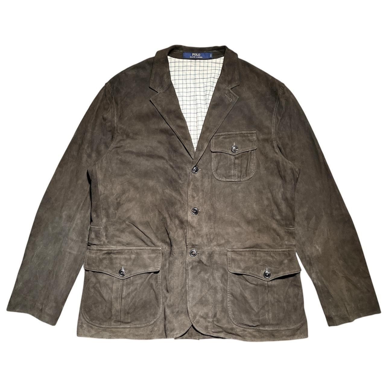 Polo Ralph Lauren polo ralph lauren brown goat suede blazer Size 48R - 1 Thumbnail