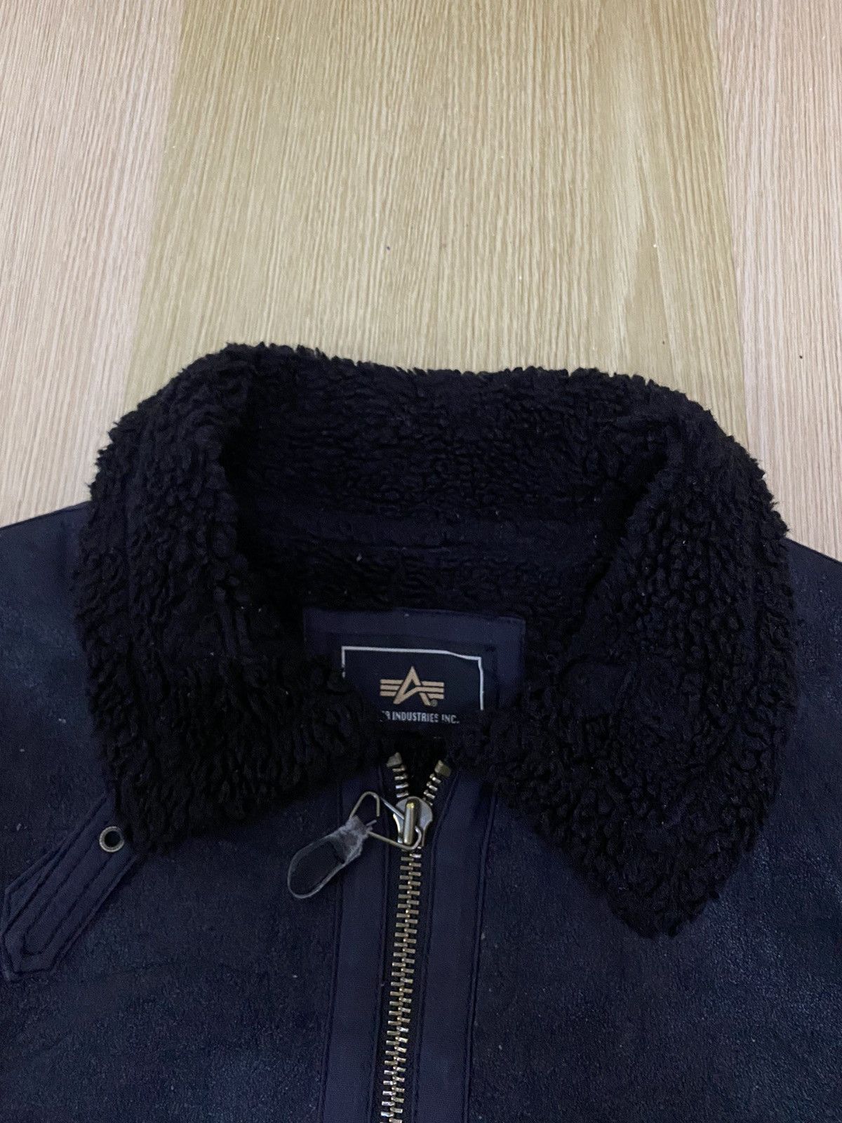 Alpha Industries Alpha industries leather shearling oversized jacket Size US XXL / EU 58 / 5 - 5 Thumbnail