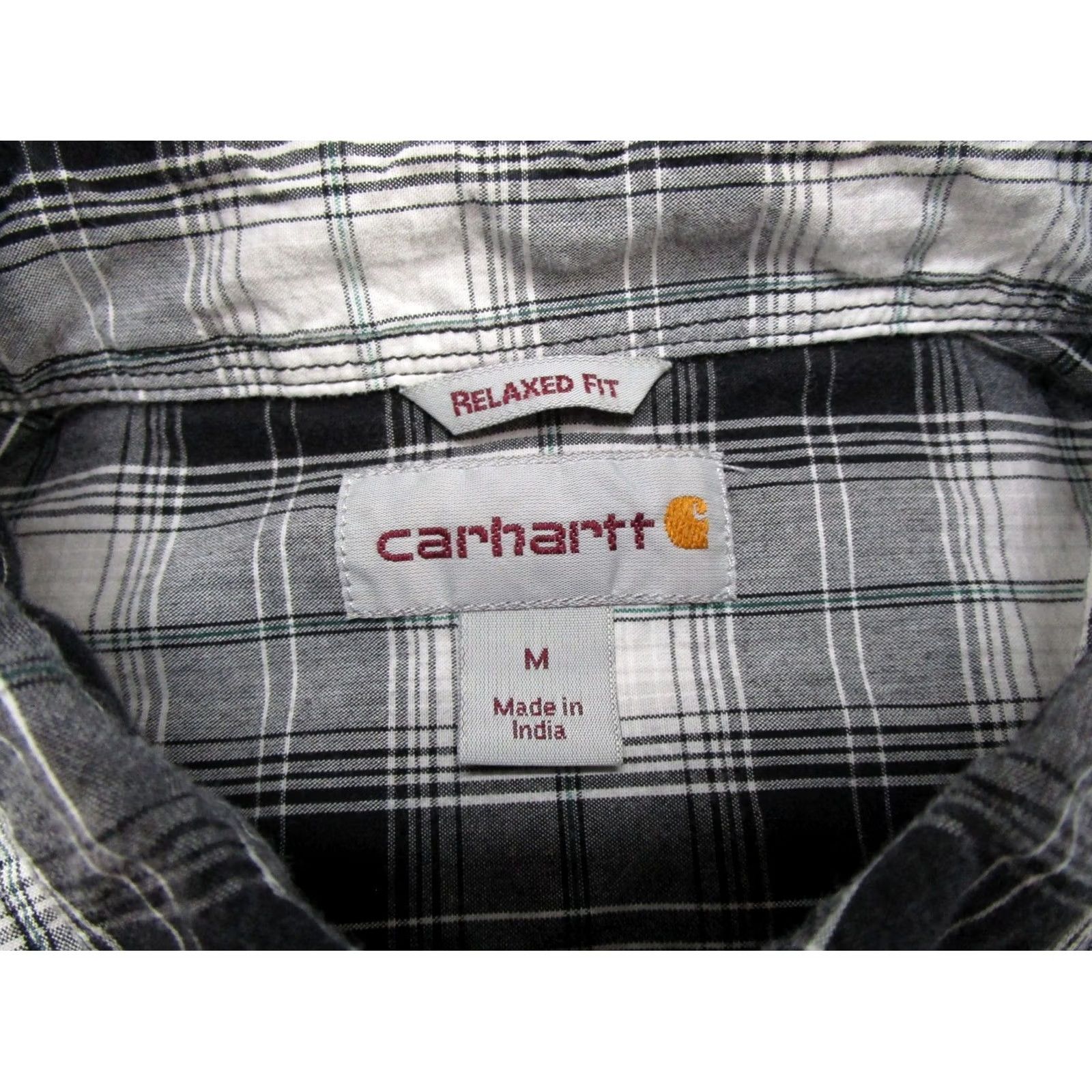 Carhartt Carhartt Shirt Button-Up Plaid Multicolor Short Sleeve Relaxed M Mens Size US M / EU 48-50 / 2 - 2 Thumbnail