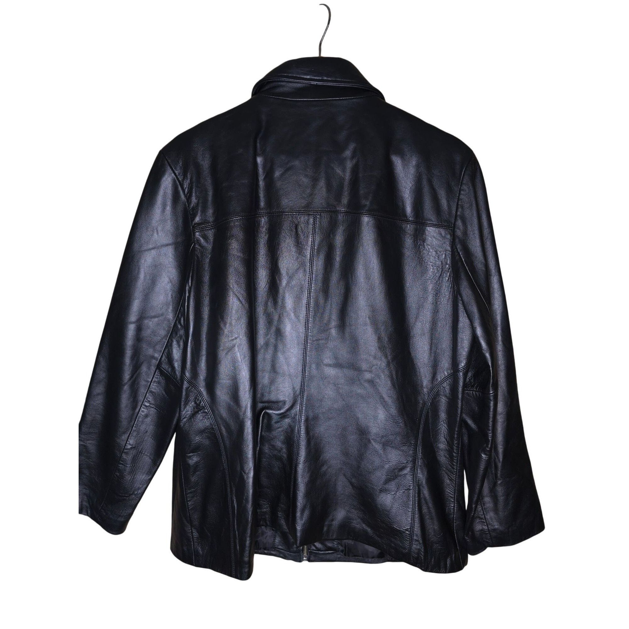 Vintage Colebrook Essentials Mens Black Leather Jacket XL Size US XL / EU 56 / 4 - 8 Thumbnail